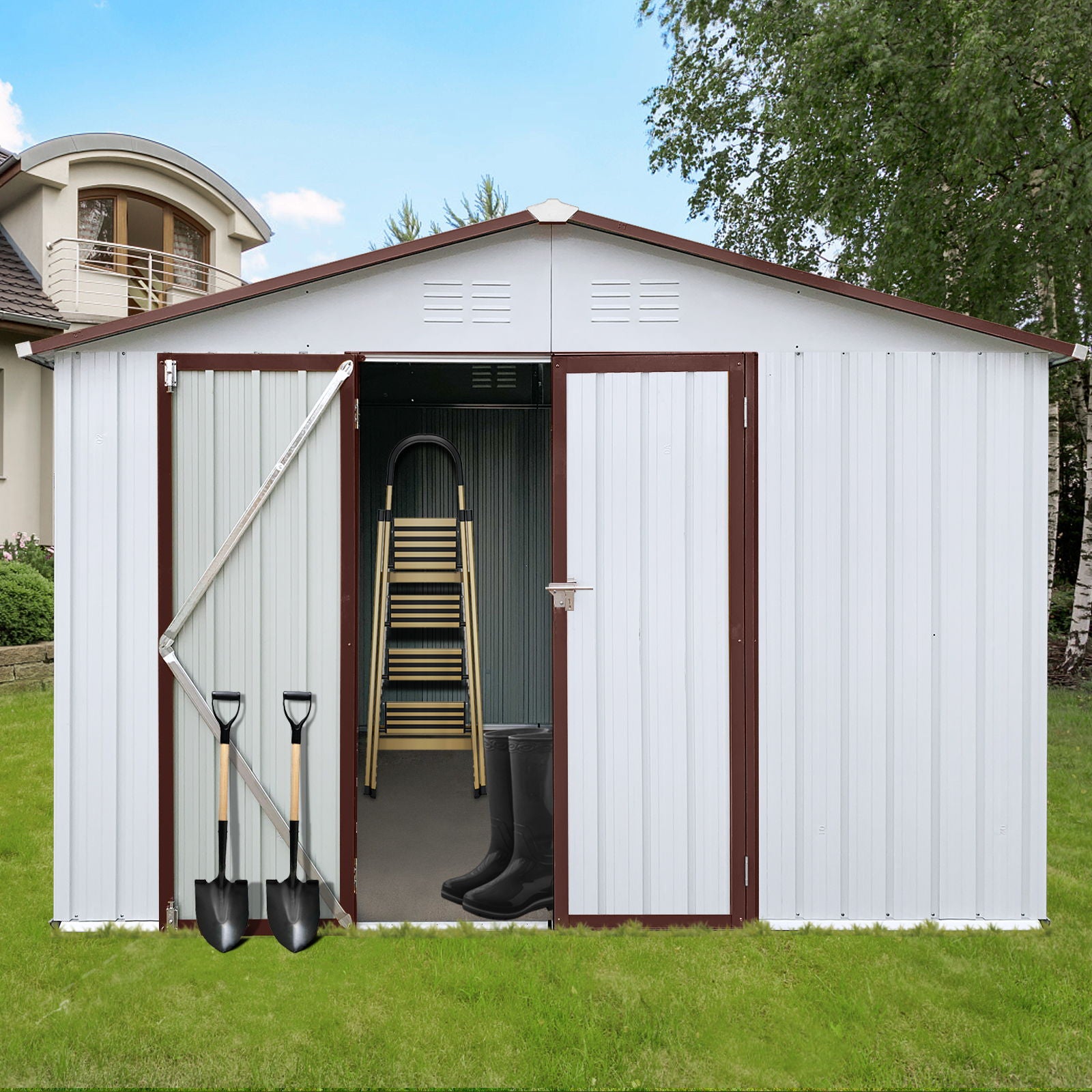 10' x 12' Garden Sheds Outdoor Storage Sheds - Best Buy Furniture