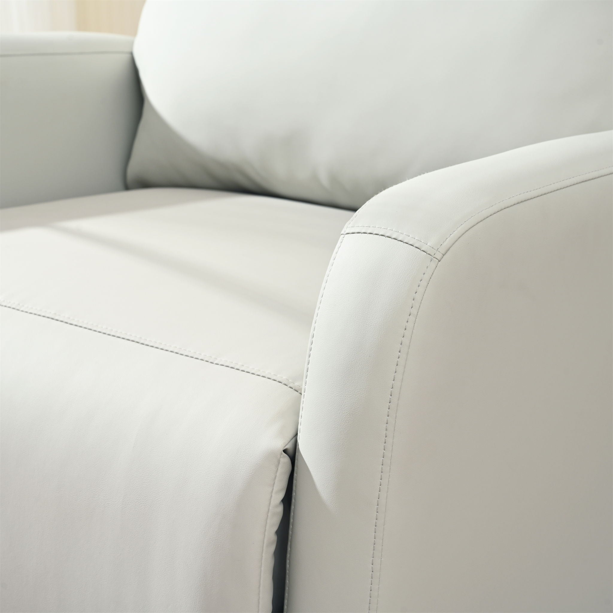 Rocking Recliner Chair, 360 Degree Swivel Nursery Rocking Chair, Glider Chair, Modern Small Rocking Swivel Recliner Chair For Bedroom, Living Room Chair Home Theater Seat, Phone Holder - Light Gray - Best Buy Furniture