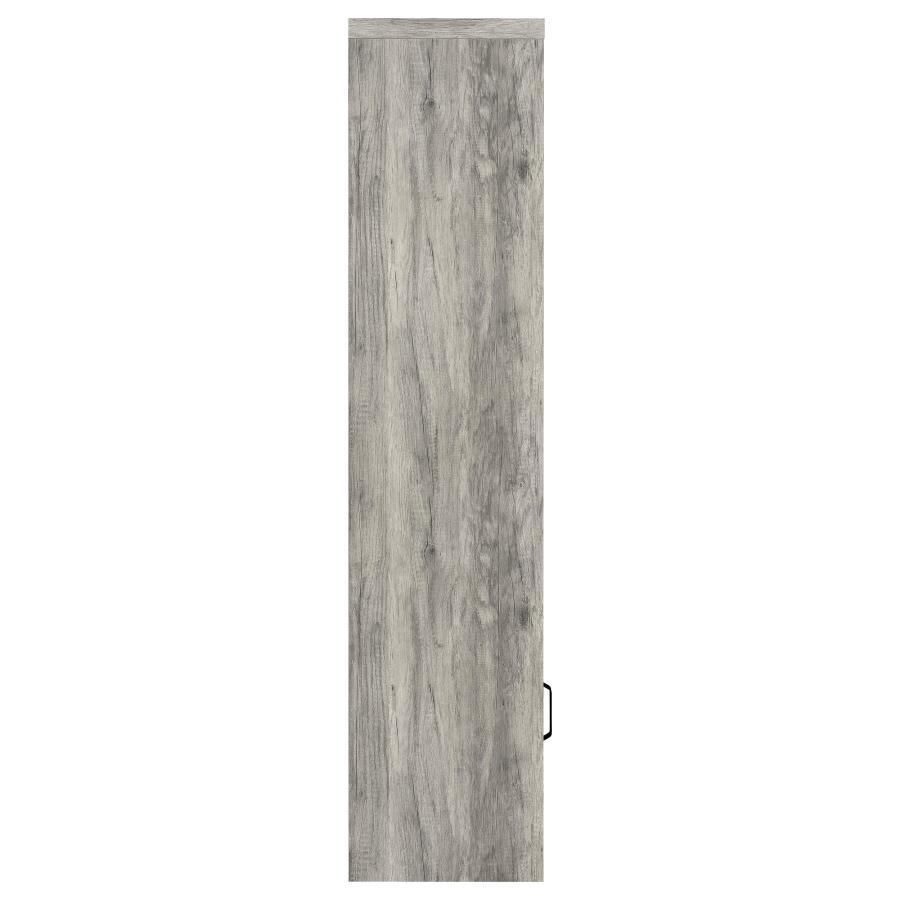 Burke - 3 Piece TV Entertainment Center - Gray Driftwood - Best Buy Furniture