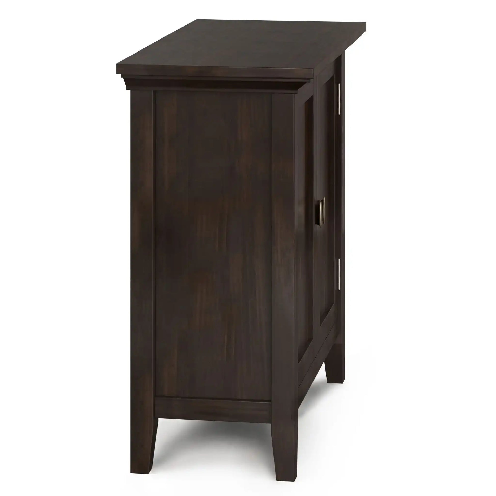 Redmond - Low Storage Cabinet - Brunette Brown - Best Buy Furniture