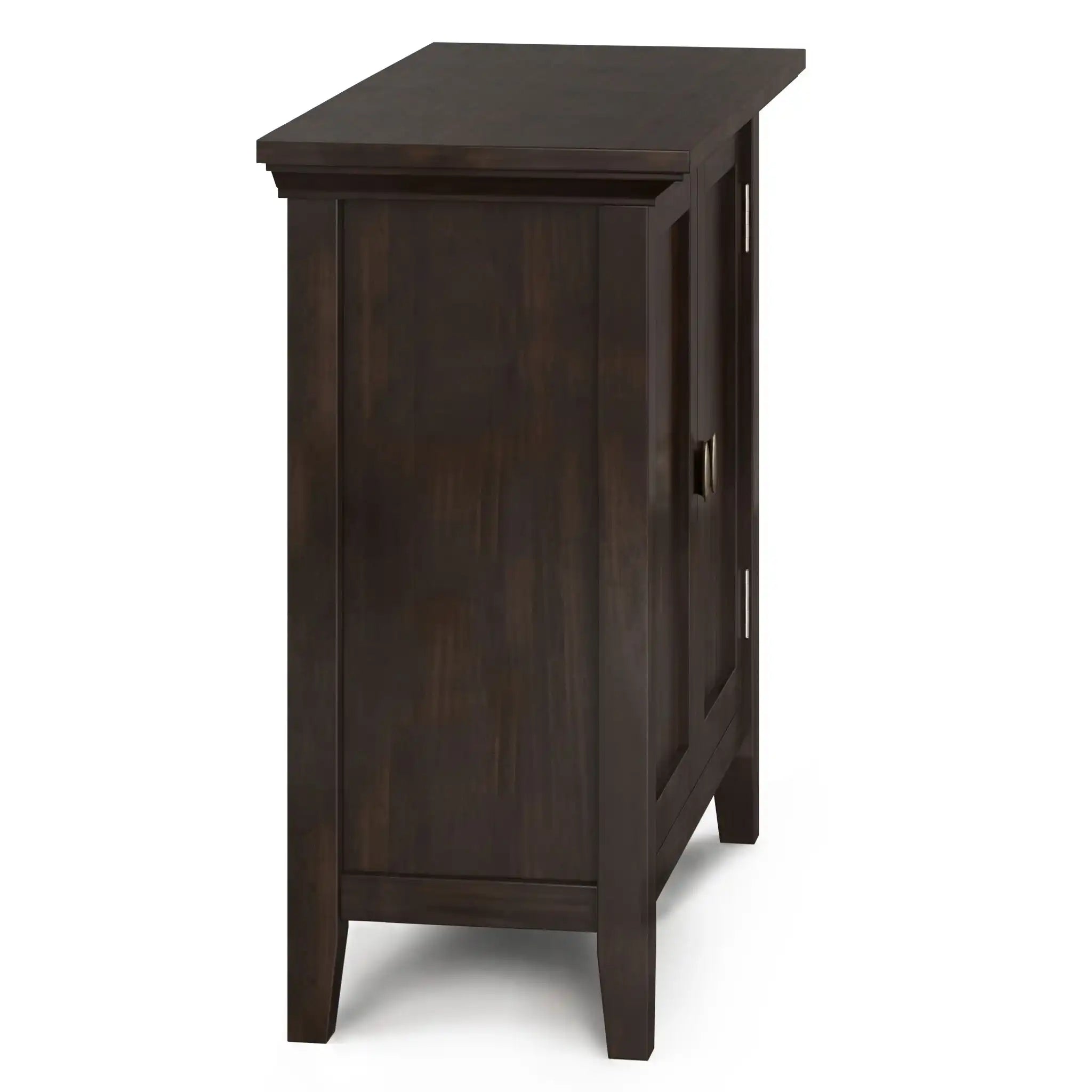 Redmond - Low Storage Cabinet - Brunette Brown - Best Buy Furniture