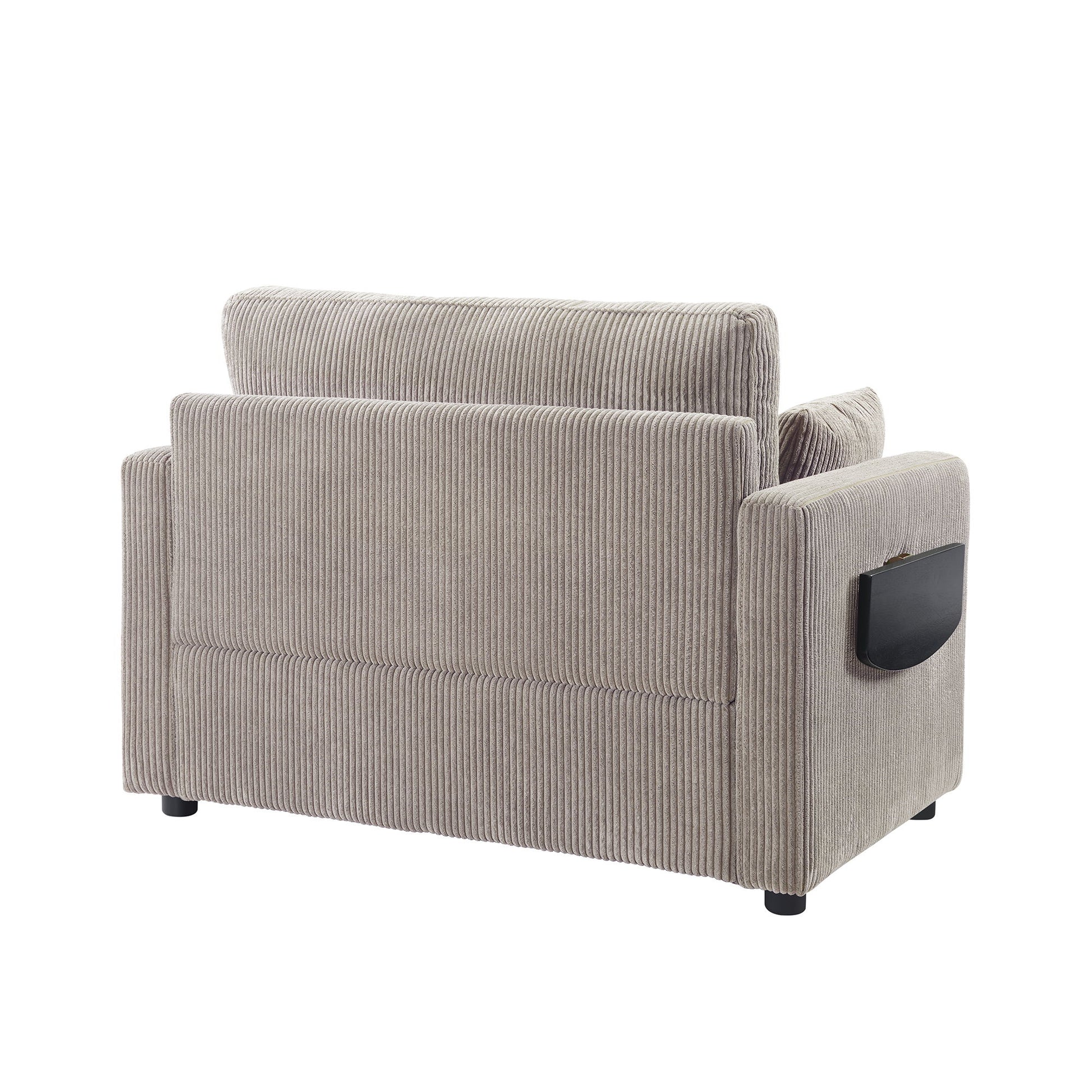 Sleeper Sofa With Foldable Mattress, USB Ports, Side Table & Storage Pocket - Best Buy Furniture