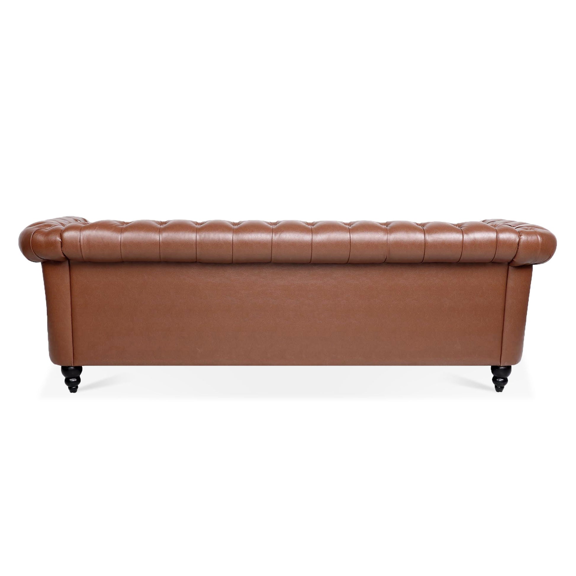 Rolled Arm Chesterfield 3 Seater Sofa - Best Buy Furniture