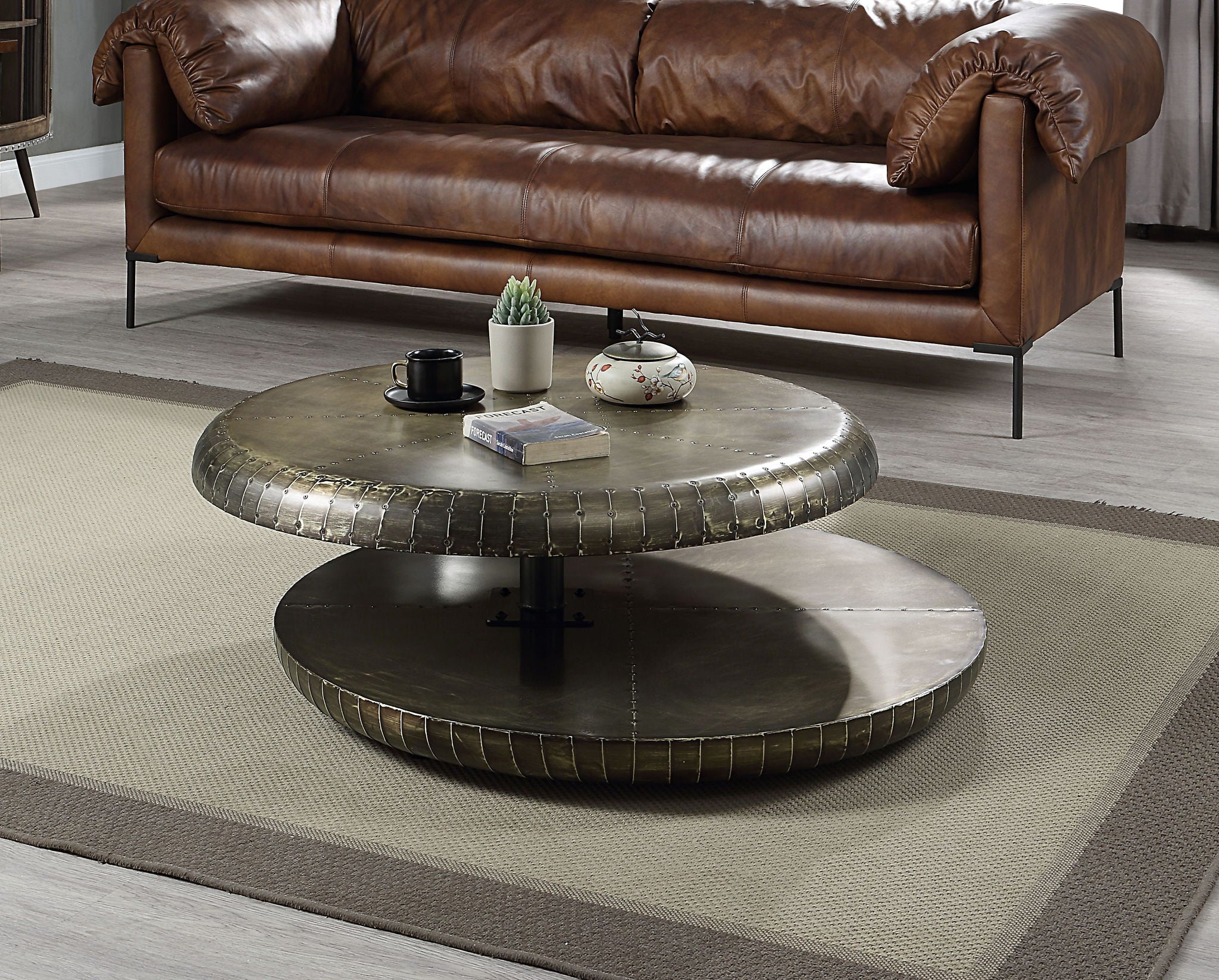 Brancaster - Coffee Table - Bronze - Best Buy Furniture