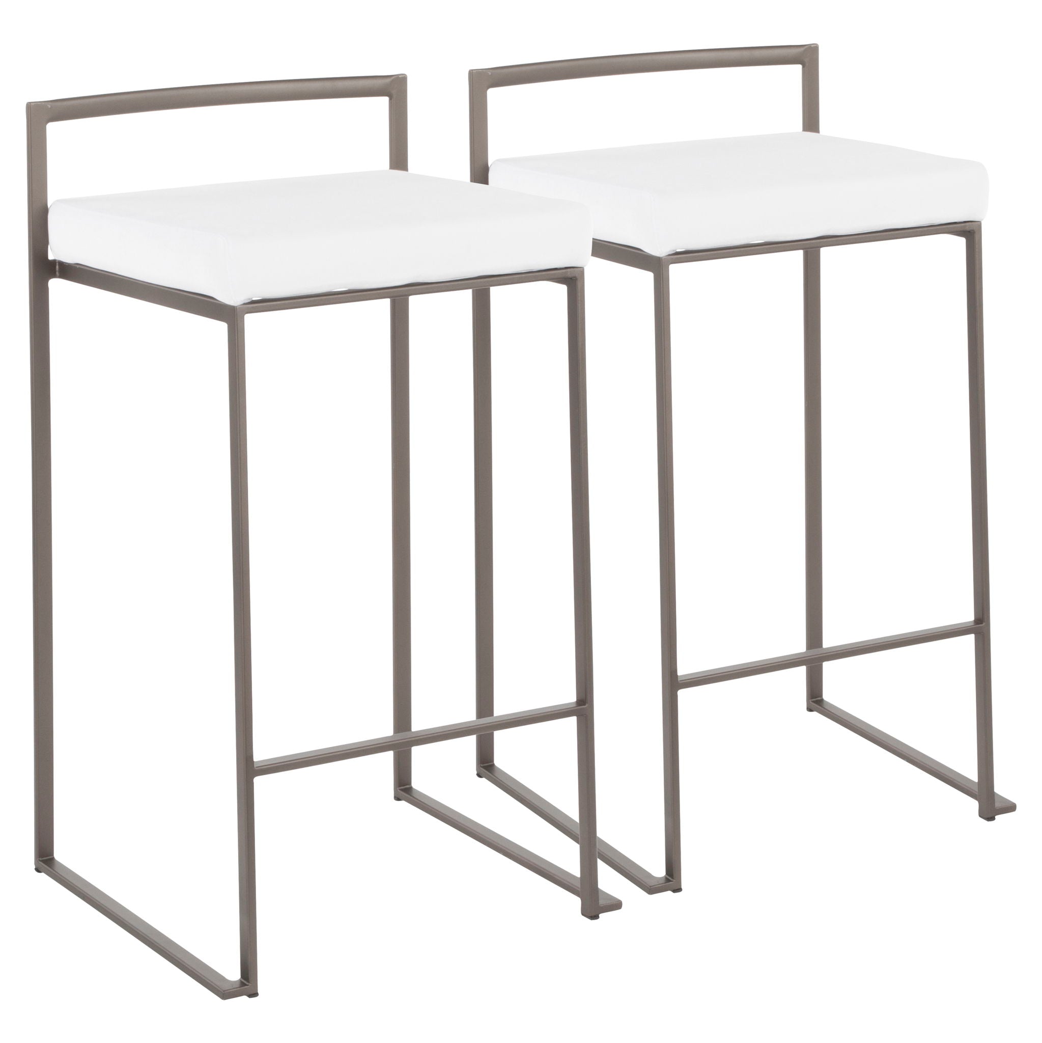 Fuji - Industrial Stackable Counter Stool Elegant Design - Best Buy Furniture