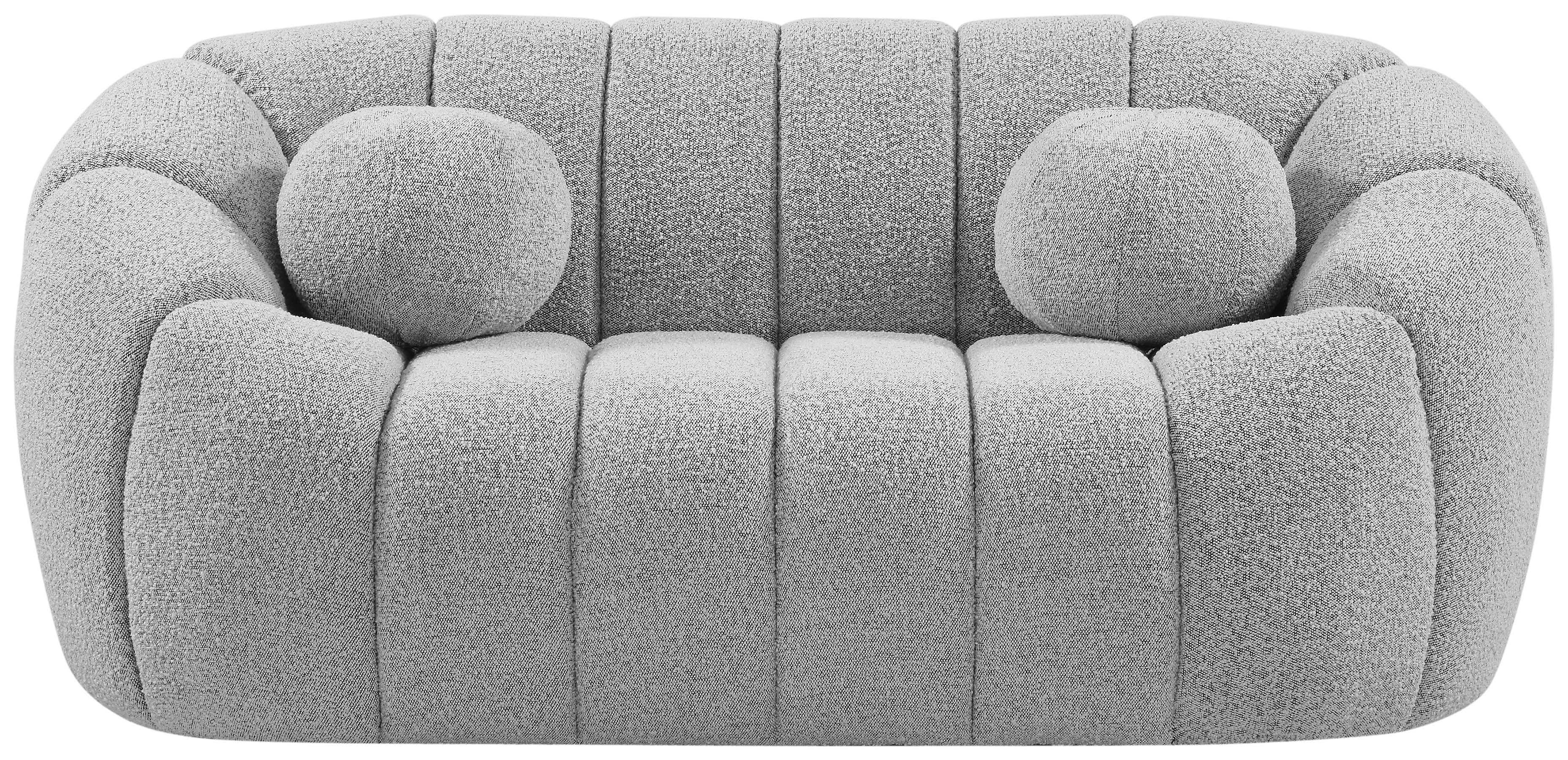 Elijah - Boucle Fabric Loveseat - Best Buy Furniture