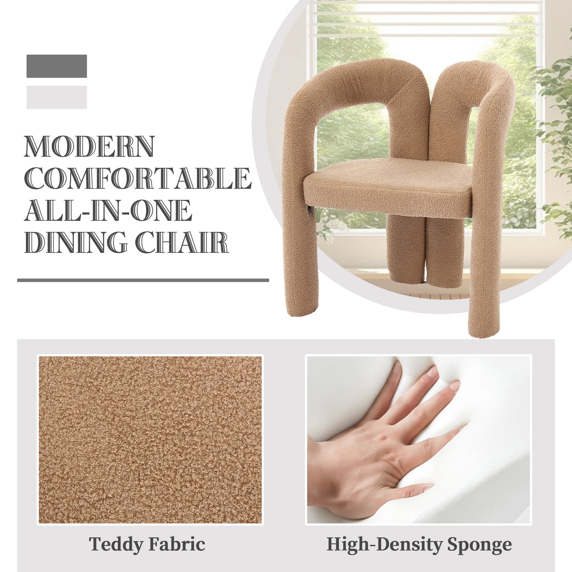 Coolmore Contemporary Designed Accent / Dining Chair With Armrests - Best Buy Furniture