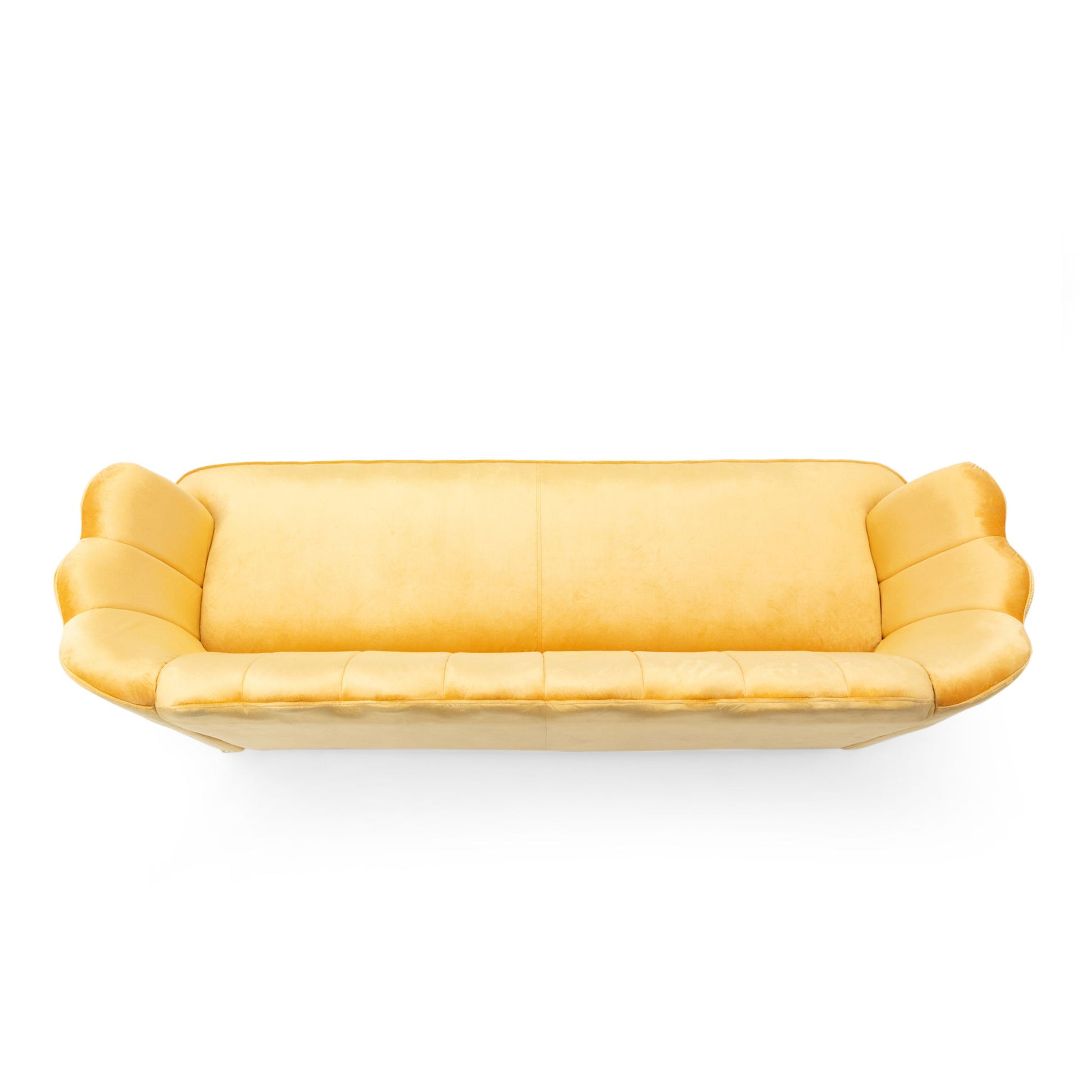 Modern Glam 3 Seater Sofa With Velvet Texture - Best Buy Furniture