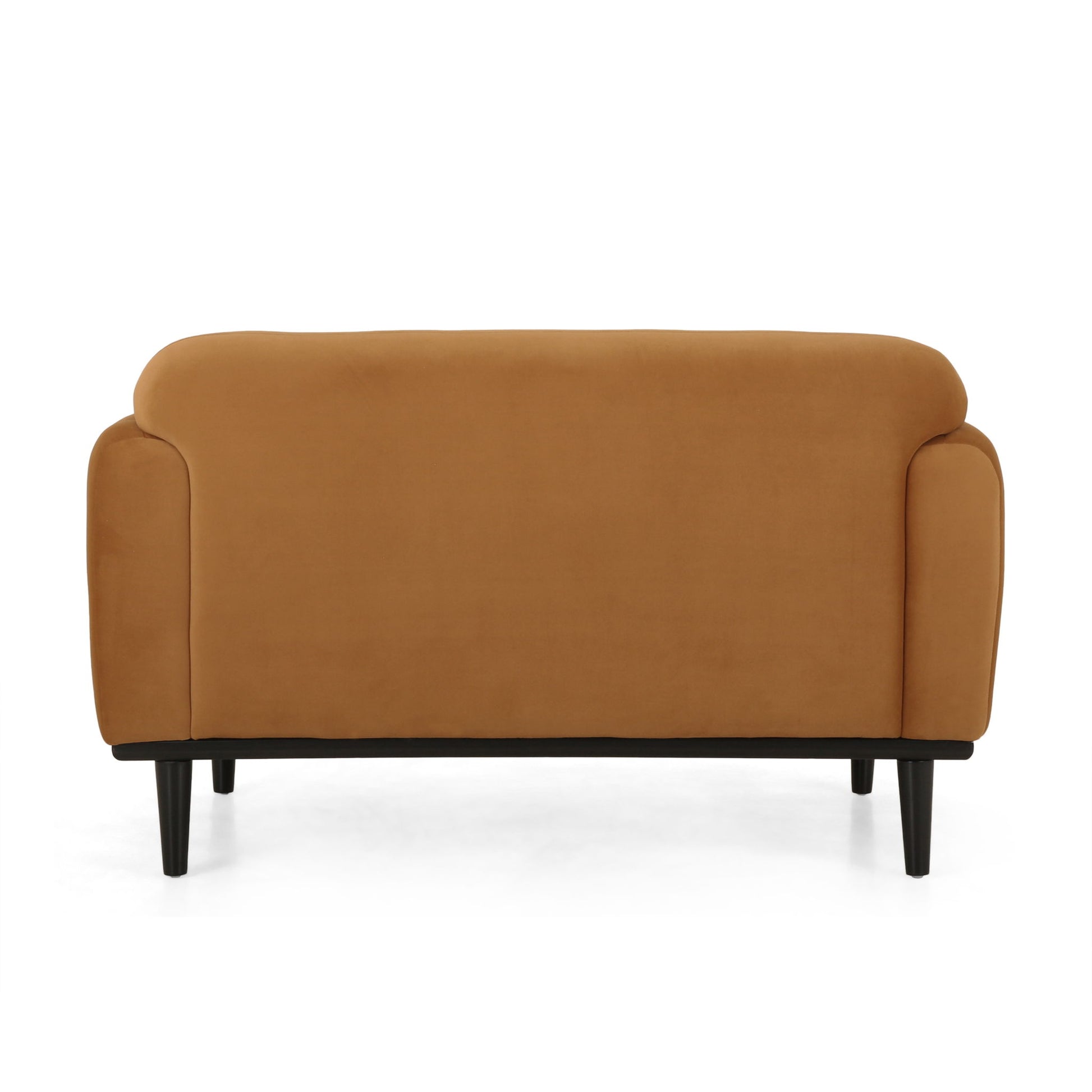 Sway - Upholstered Loveseat With Wood Legs And Round Arms - Best Buy Furniture