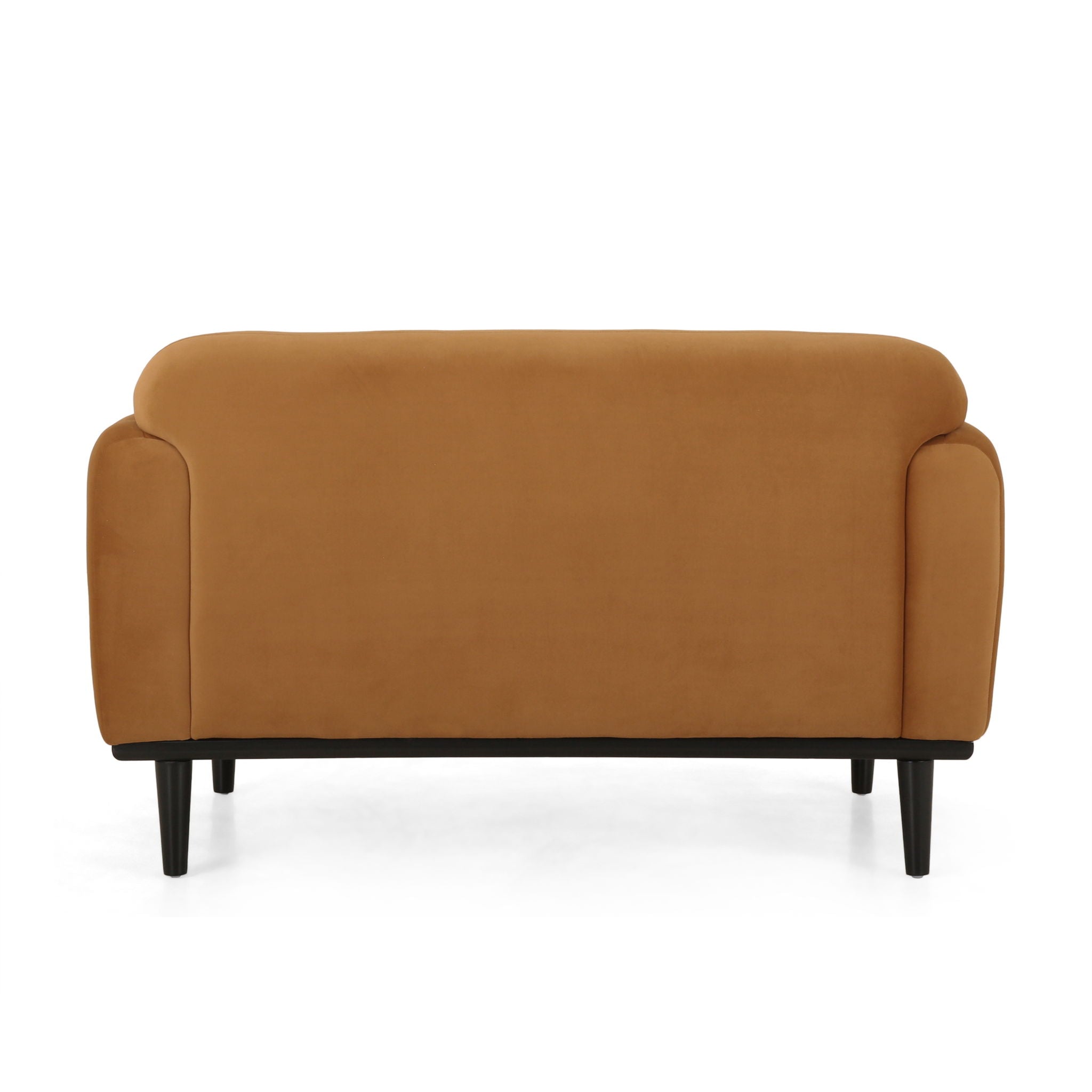 Sway - Upholstered Loveseat With Wood Legs And Round Arms - Best Buy Furniture