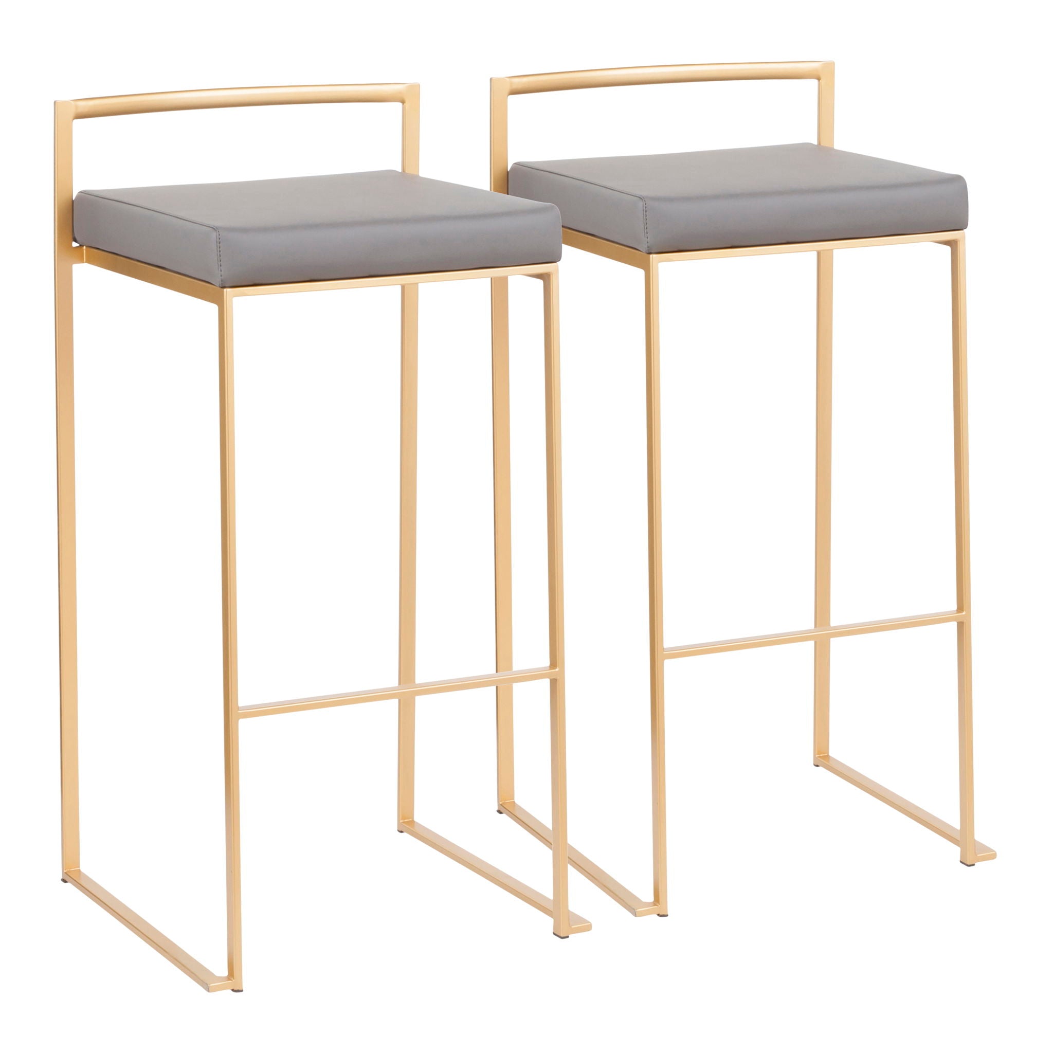 Fuji - Contemporary / Glam & Quality Construction Barstool - Best Buy Furniture
