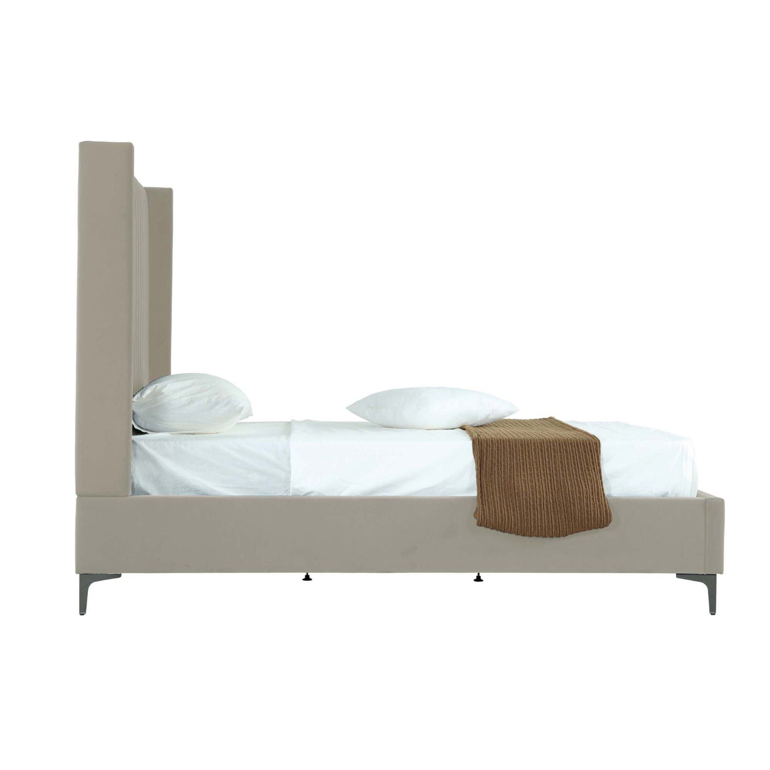 Promenade - Bed With Upholstered Headboard And Slats