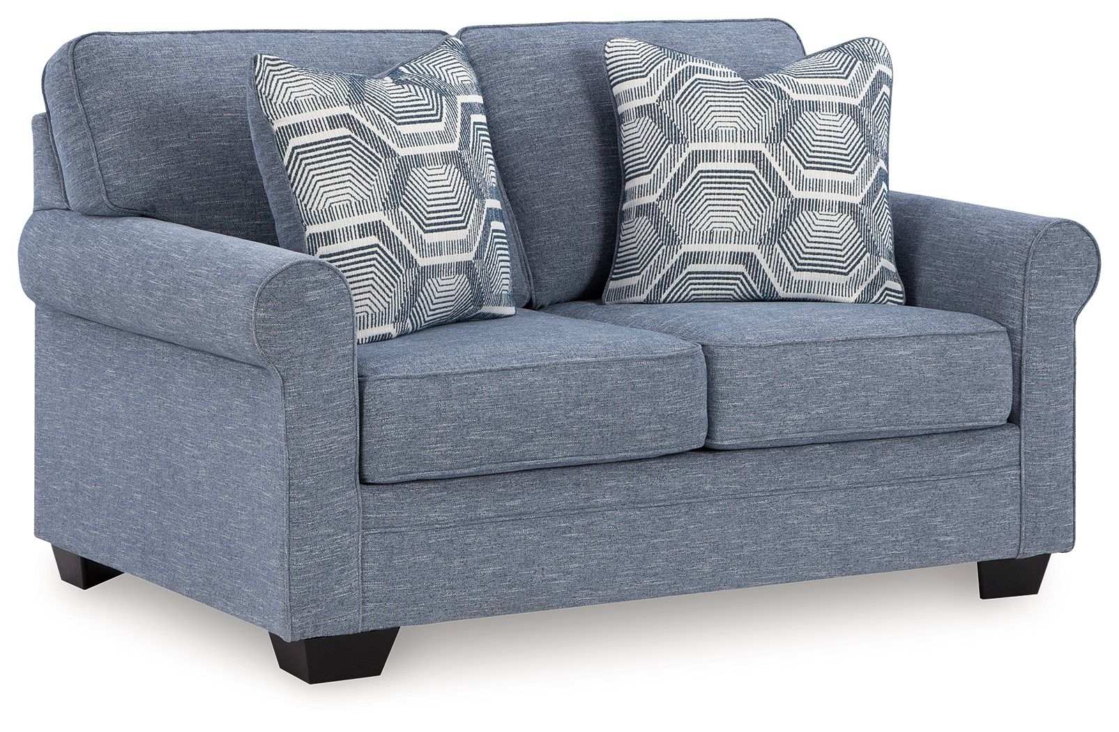 Carissa Manor - Loveseat - Denim - Best Buy Furniture