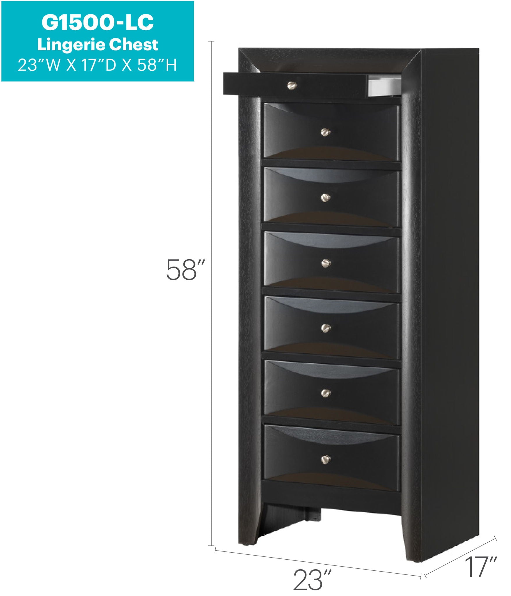 Marilla - 7 Drawer Lingerie Chest - Best Buy Furniture