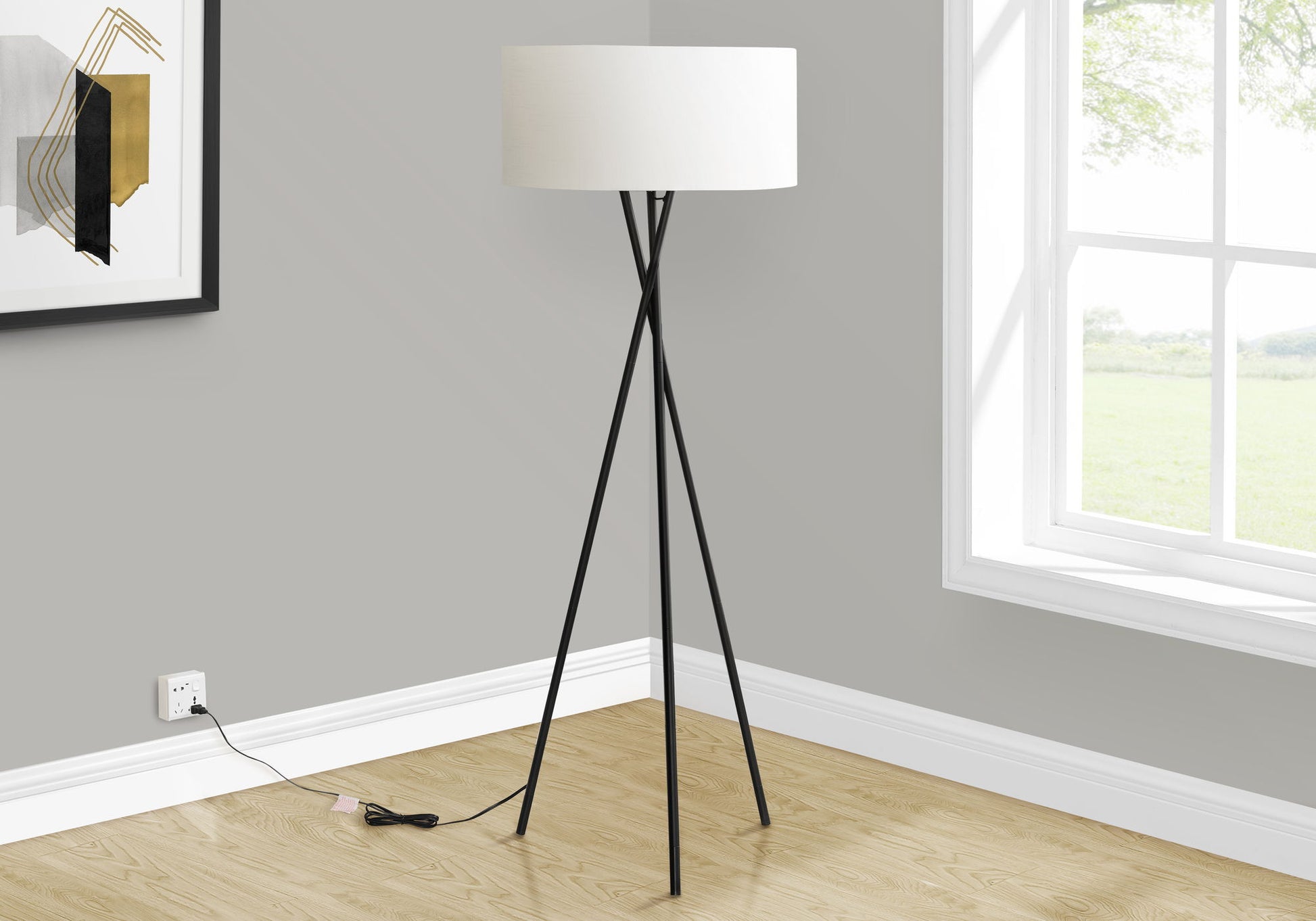 Floor Lamp, Lighting - Black - Best Buy Furniture