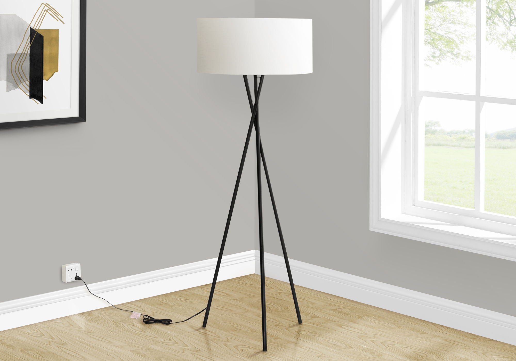 Floor Lamp, Lighting - Black - Best Buy Furniture