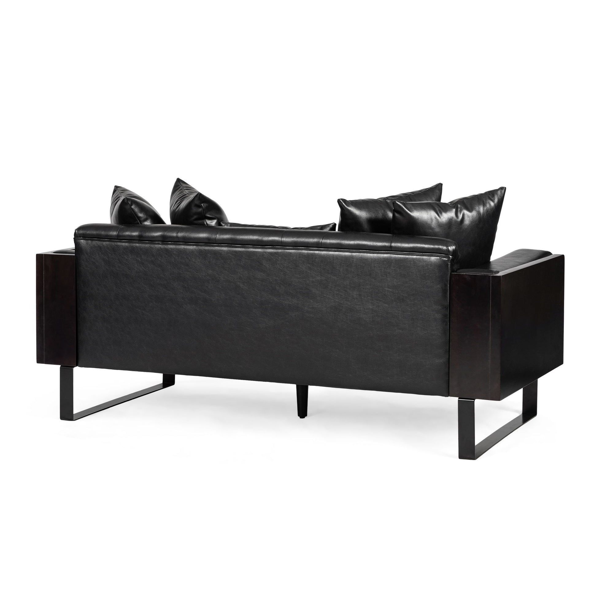 Contemporary Oversized Loveseat With Accent Pillow - Best Buy Furniture