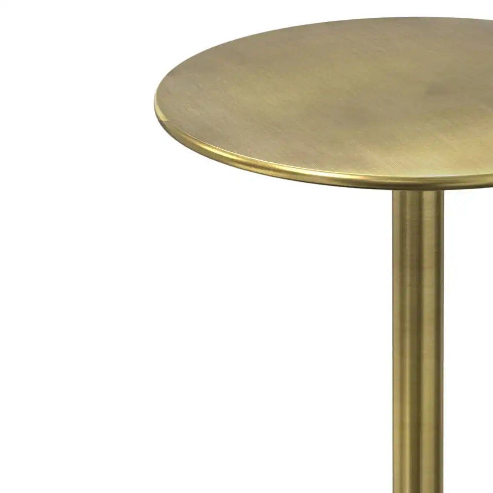 Melene - Side Table - Gray / Gold - Best Buy Furniture
