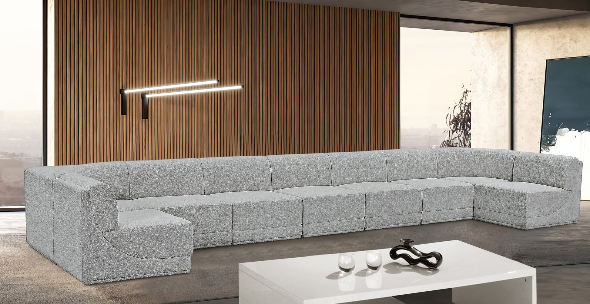 Ollie - 9 Piece Modular Sectional - Best Buy Furniture