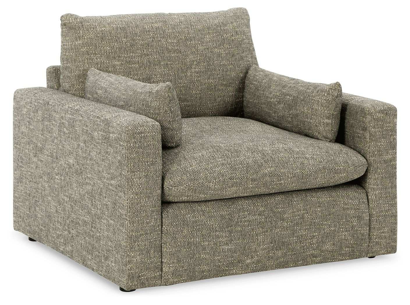 Dramatic - Chair and a Half - Granite - Best Buy Furniture