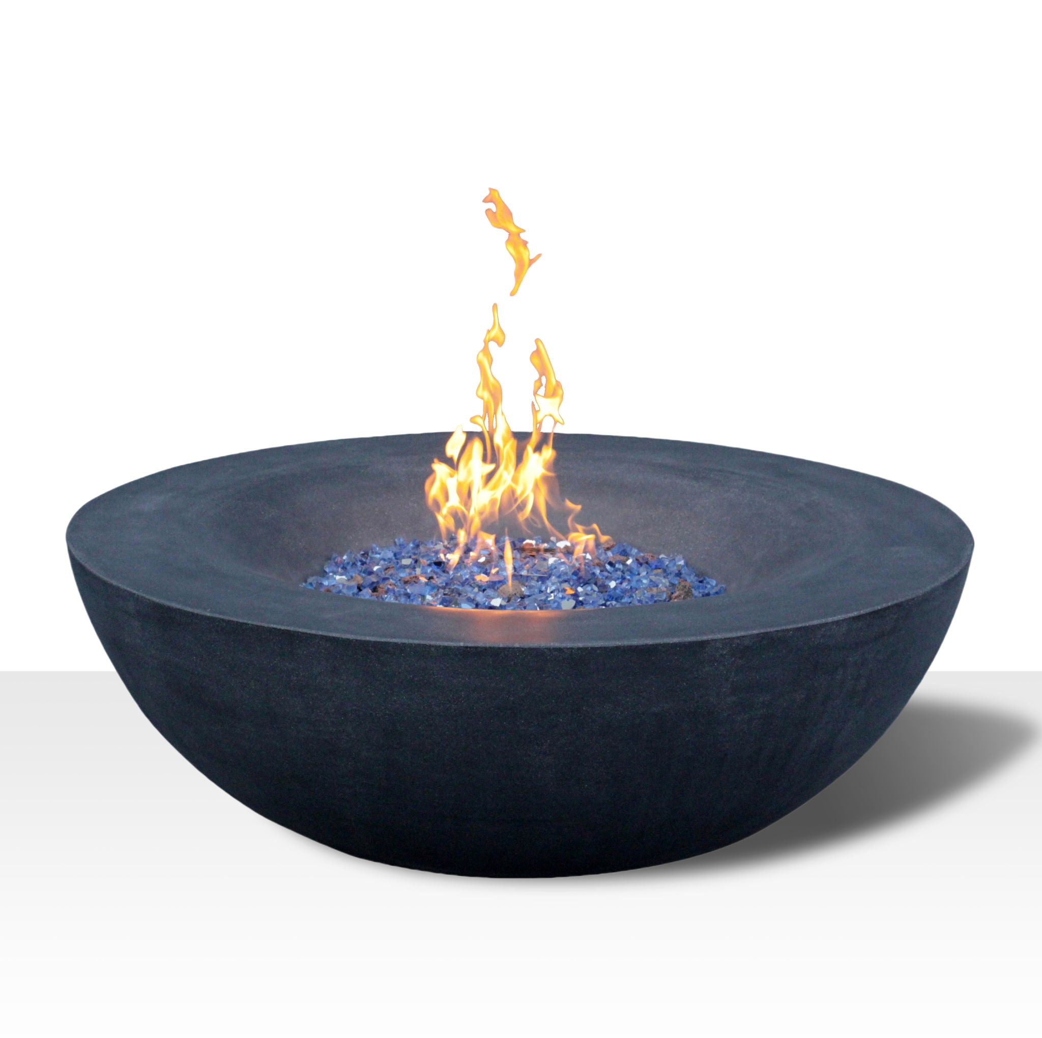 Outdoor Concrete Propane Gas Fire Pit Bowl - Best Buy Furniture