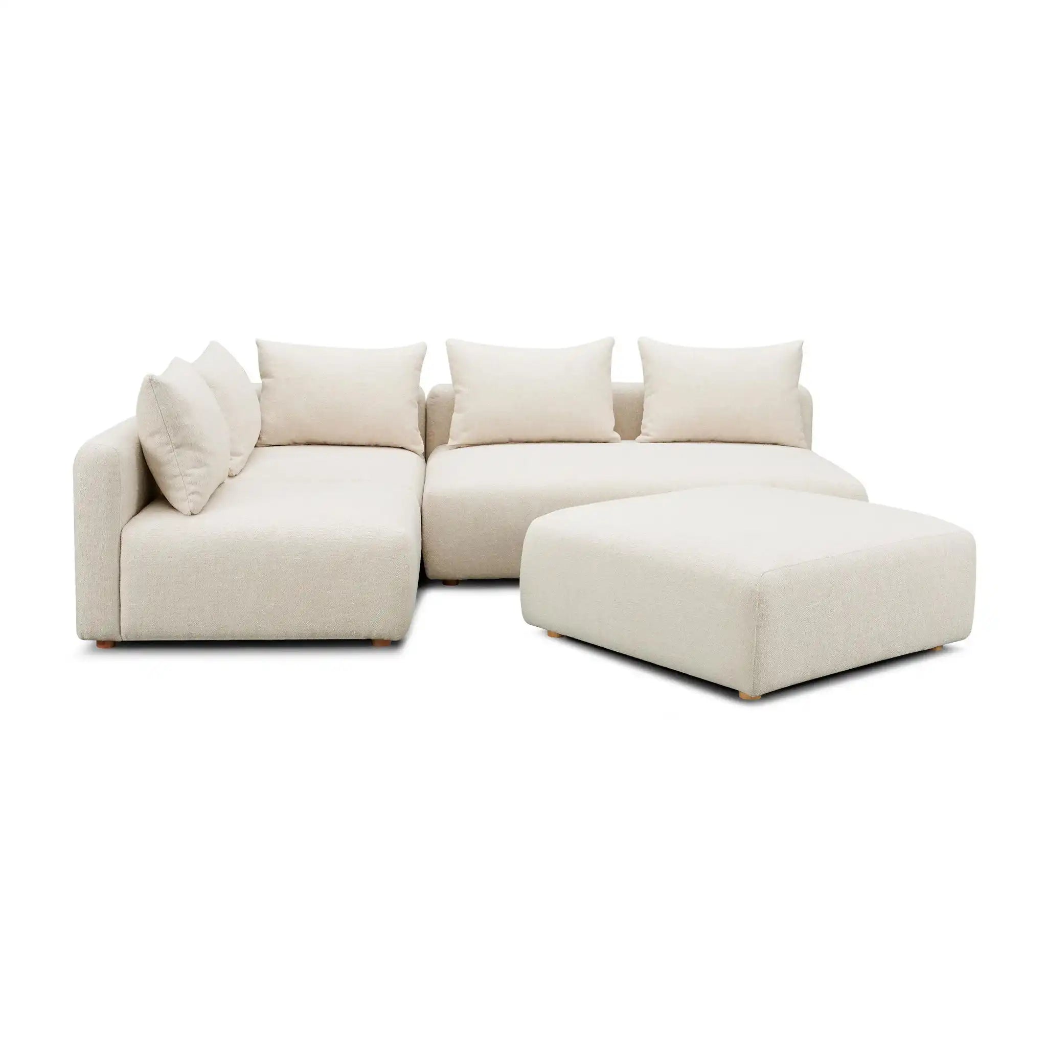 Hangover - 4-Piece Modular Chaise Sectional - Best Buy Furniture