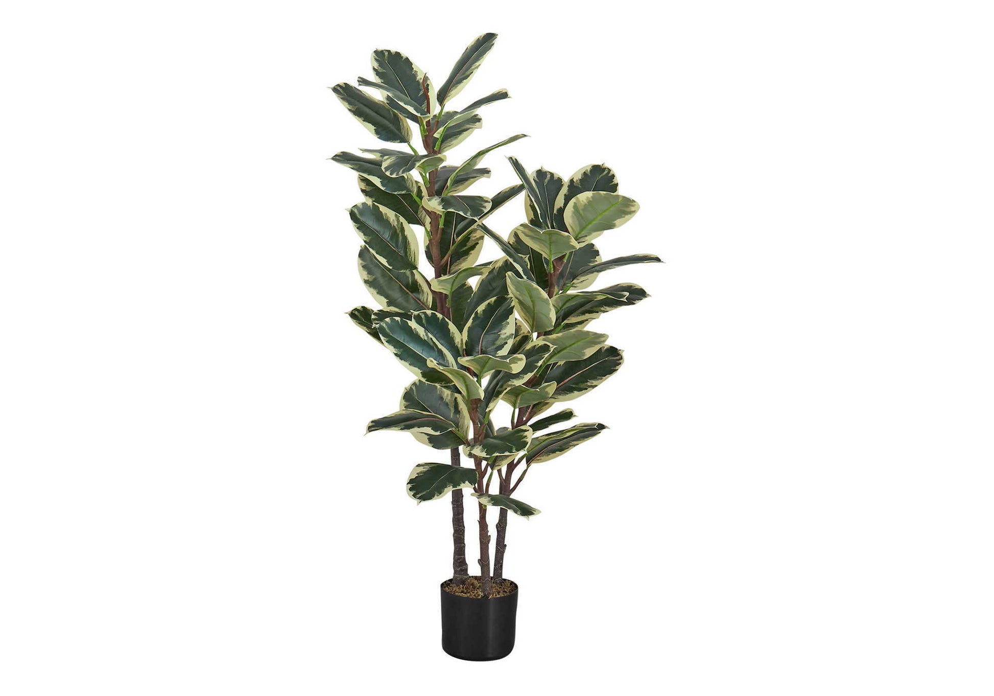 47" Tall, Artificial Plant, Oak Tree, Indoor, Faux, Fake, Floor, Greenery, Potted, Real Touch, Decorative - Green / Black - Best Buy Furniture
