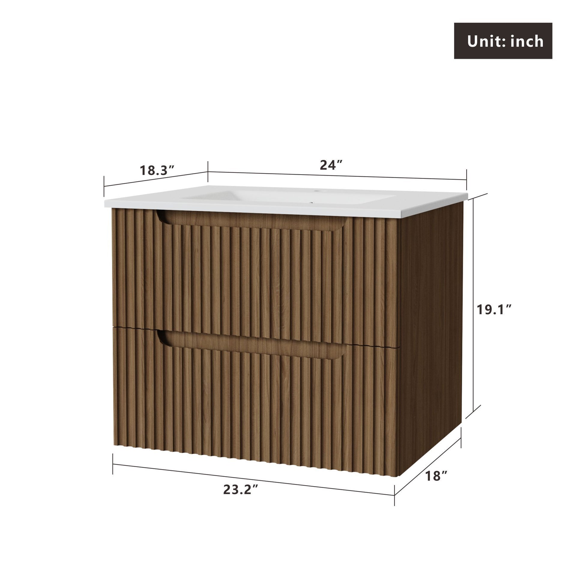 Wall Mounted Bathroom Vanity With Sink - Best Buy Furniture