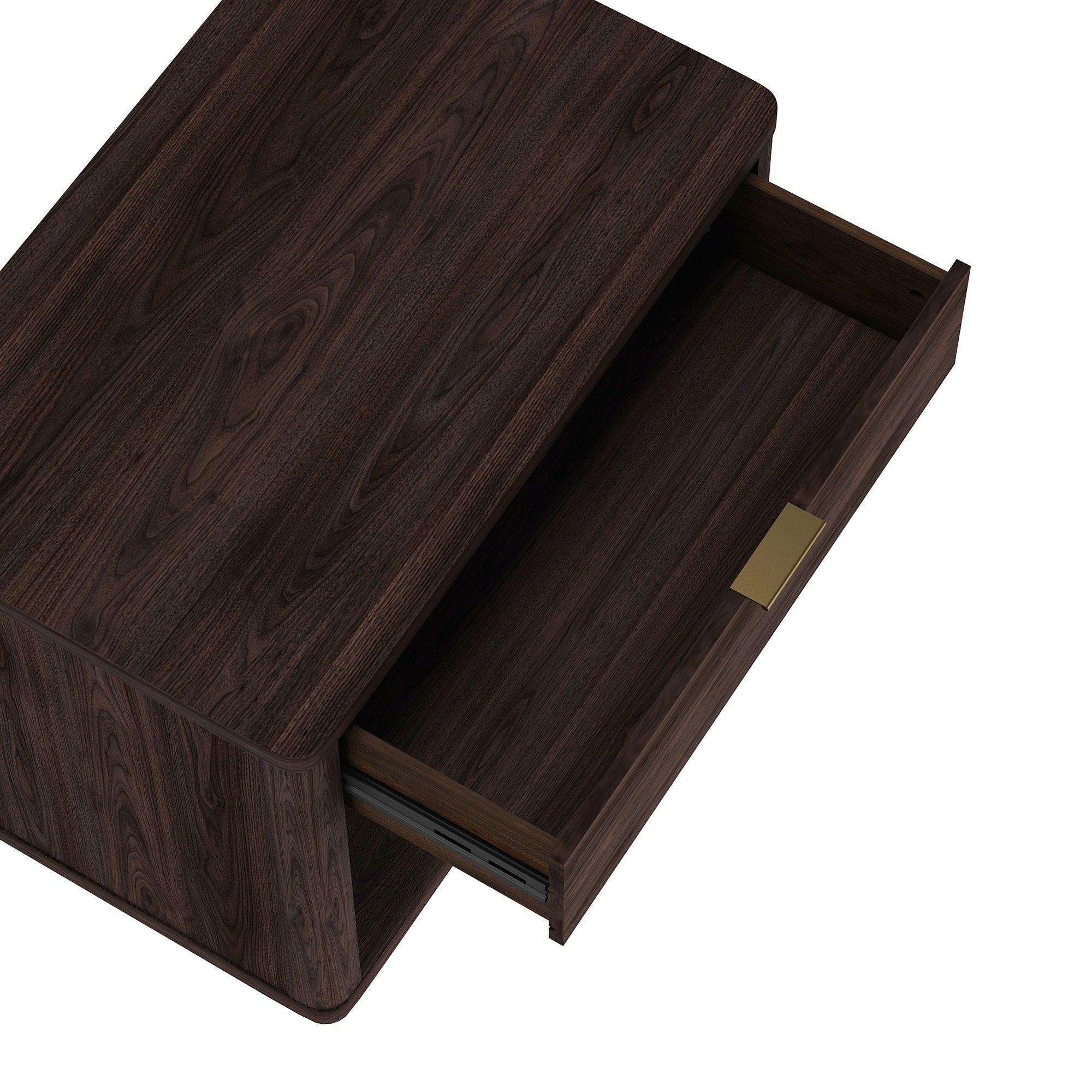 Evelyn - Nightstand With 1 Drawer And Open Shelf