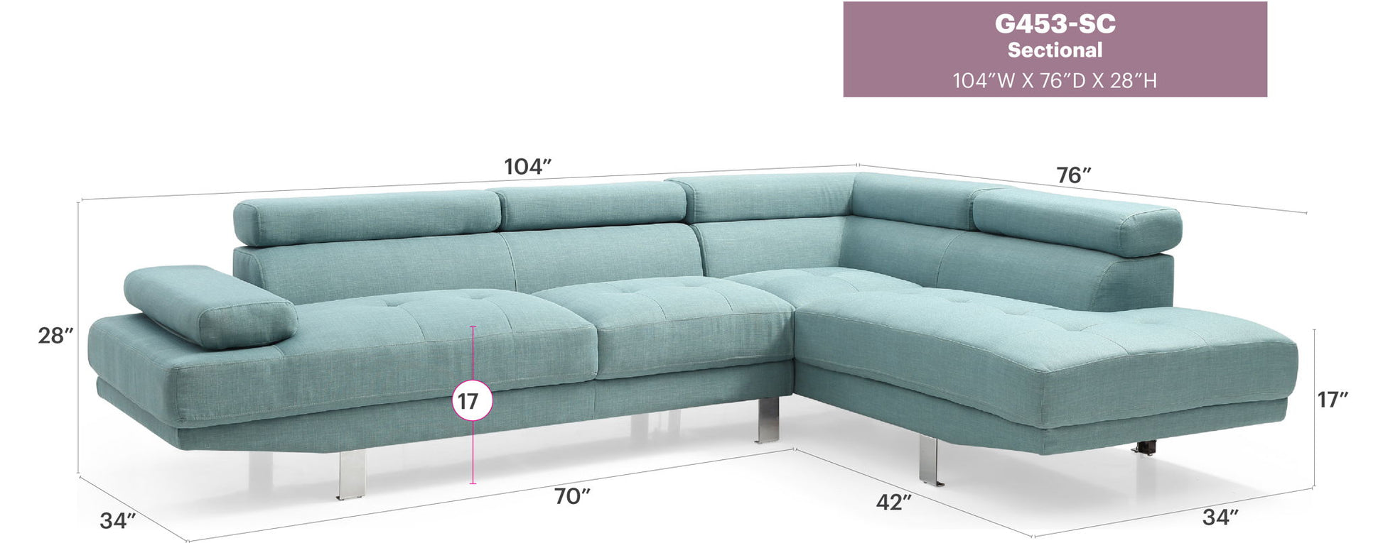 Riveredge - Comfort Sectional - Best Buy Furniture