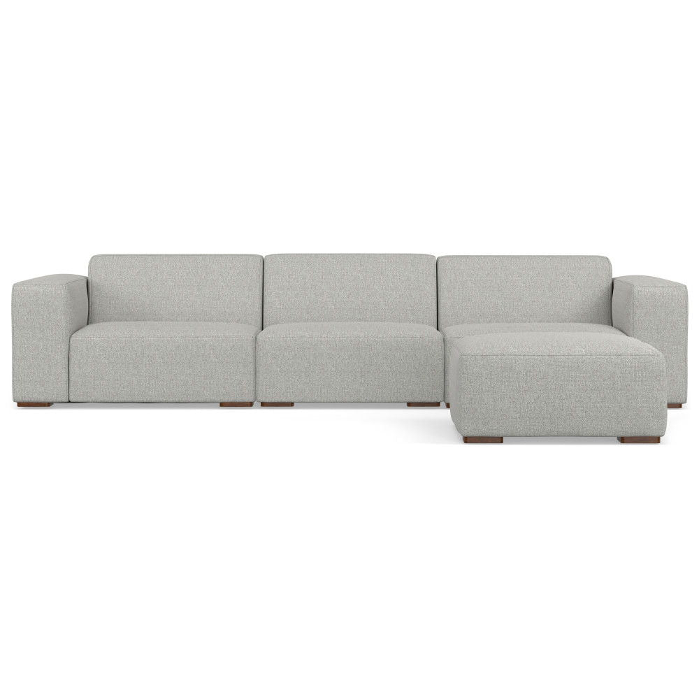Rex - Handcrafted Sectional Sofa And Ottoman - Best Buy Furniture