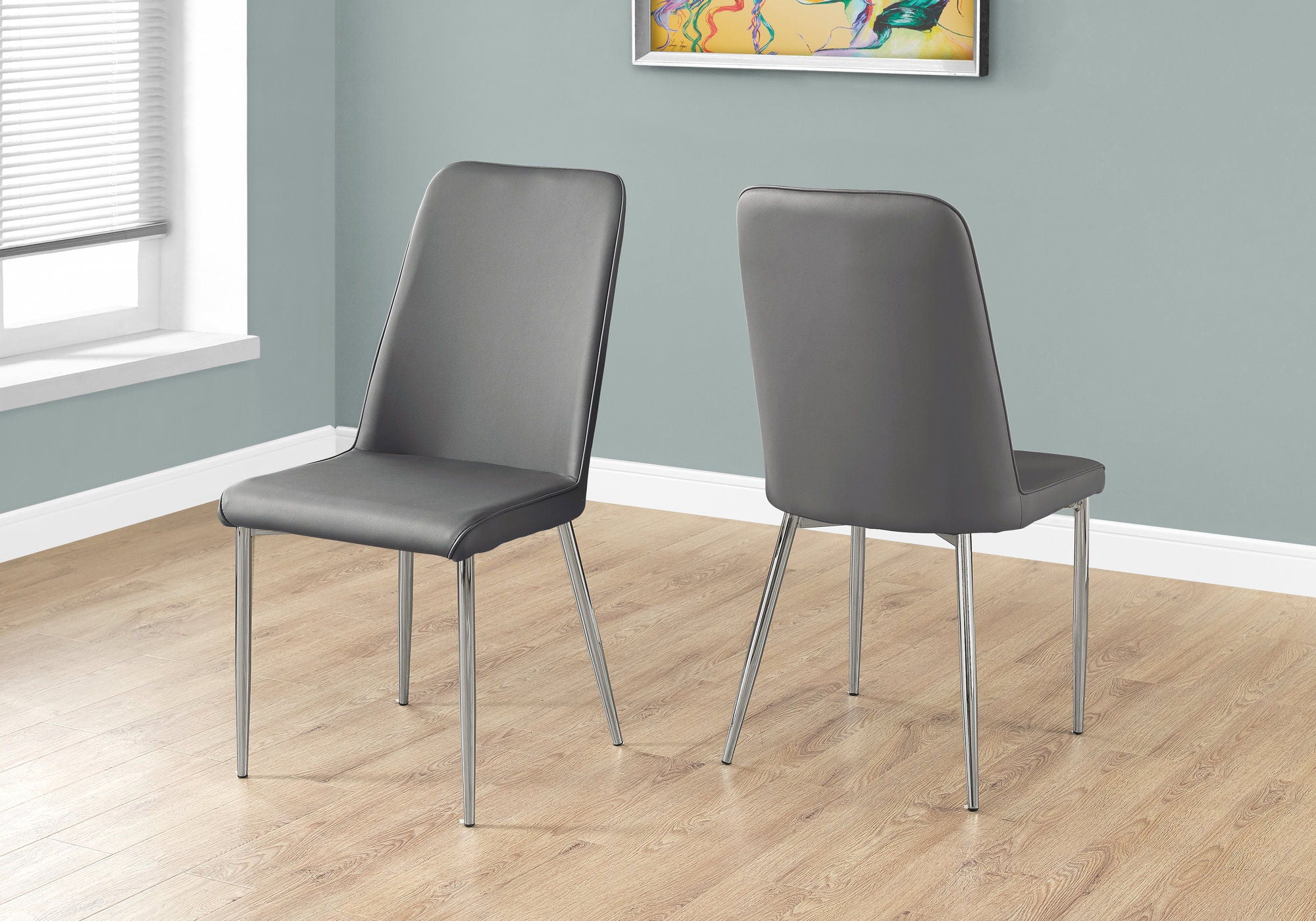 Dining Chair, Side, Upholstered For Dining Room, Contemporary (Set of 2) - Best Buy Furniture