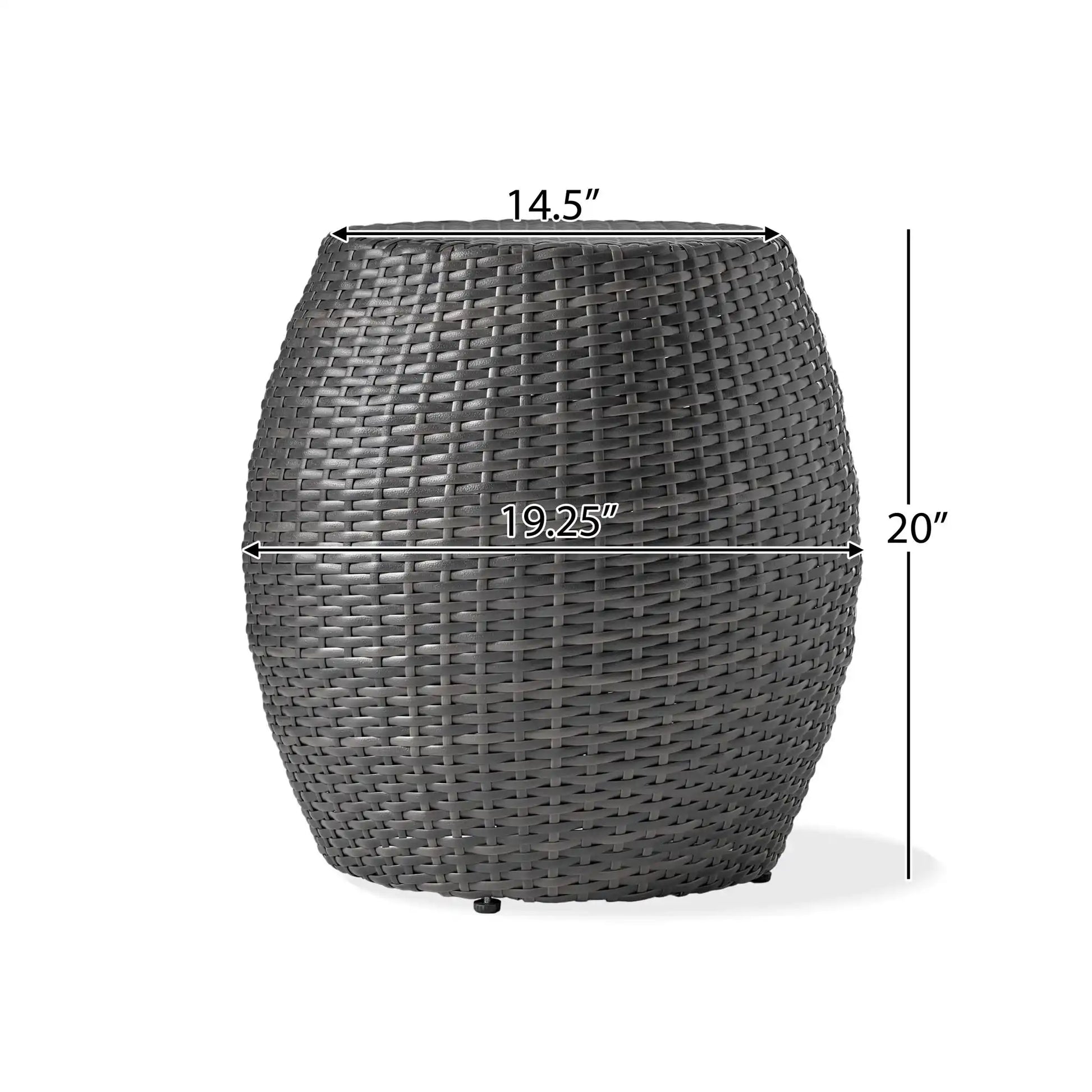 Outdoor Wicker Patio Side Table - Best Buy Furniture