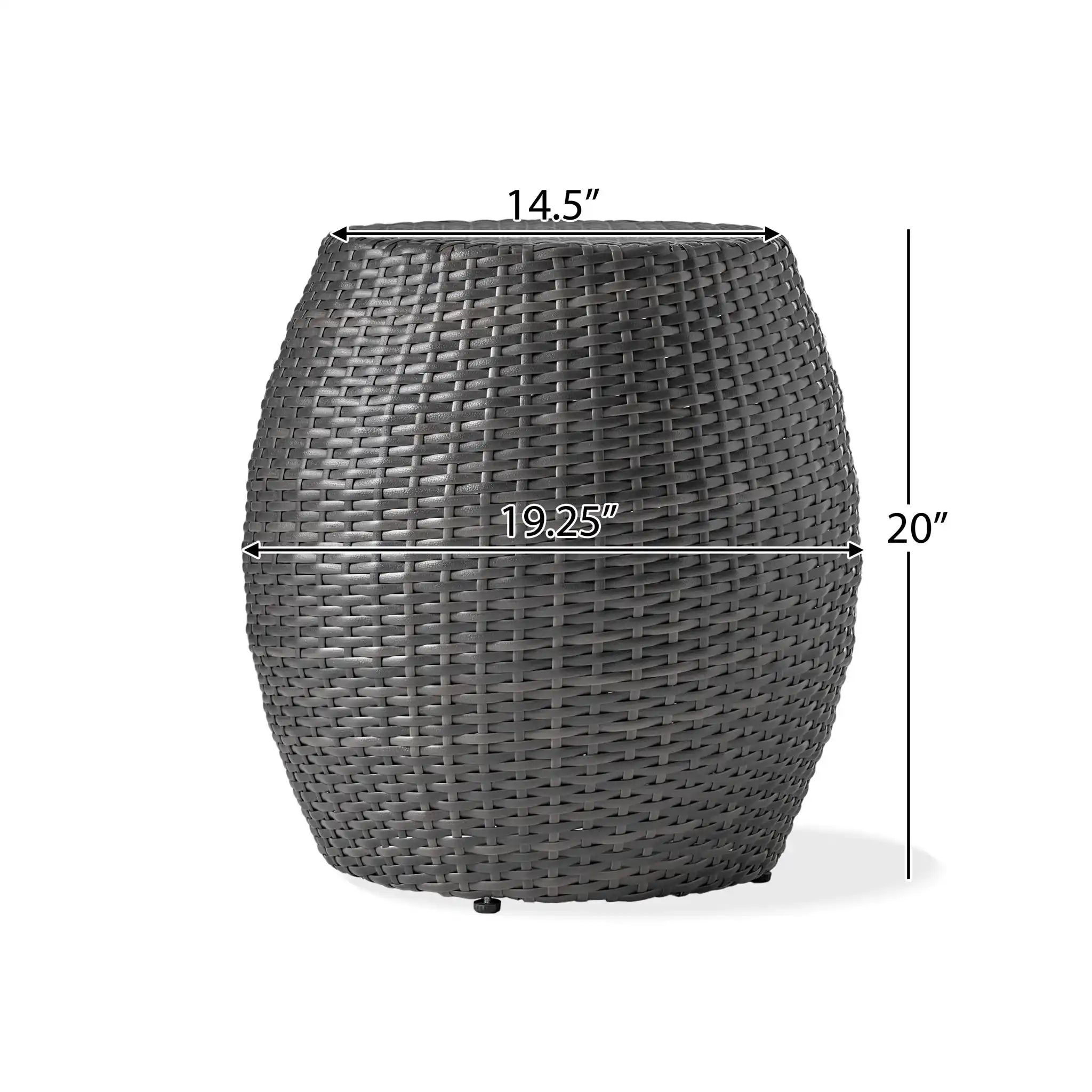 Outdoor Wicker Patio Side Table - Best Buy Furniture