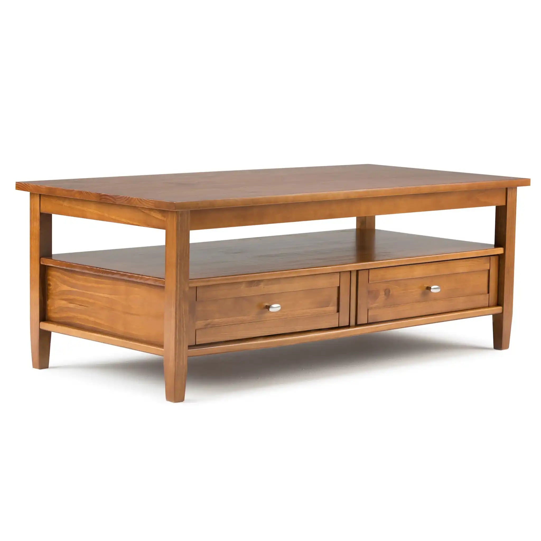 Warm Shaker - Coffee Table - Light Golden Brown - Best Buy Furniture