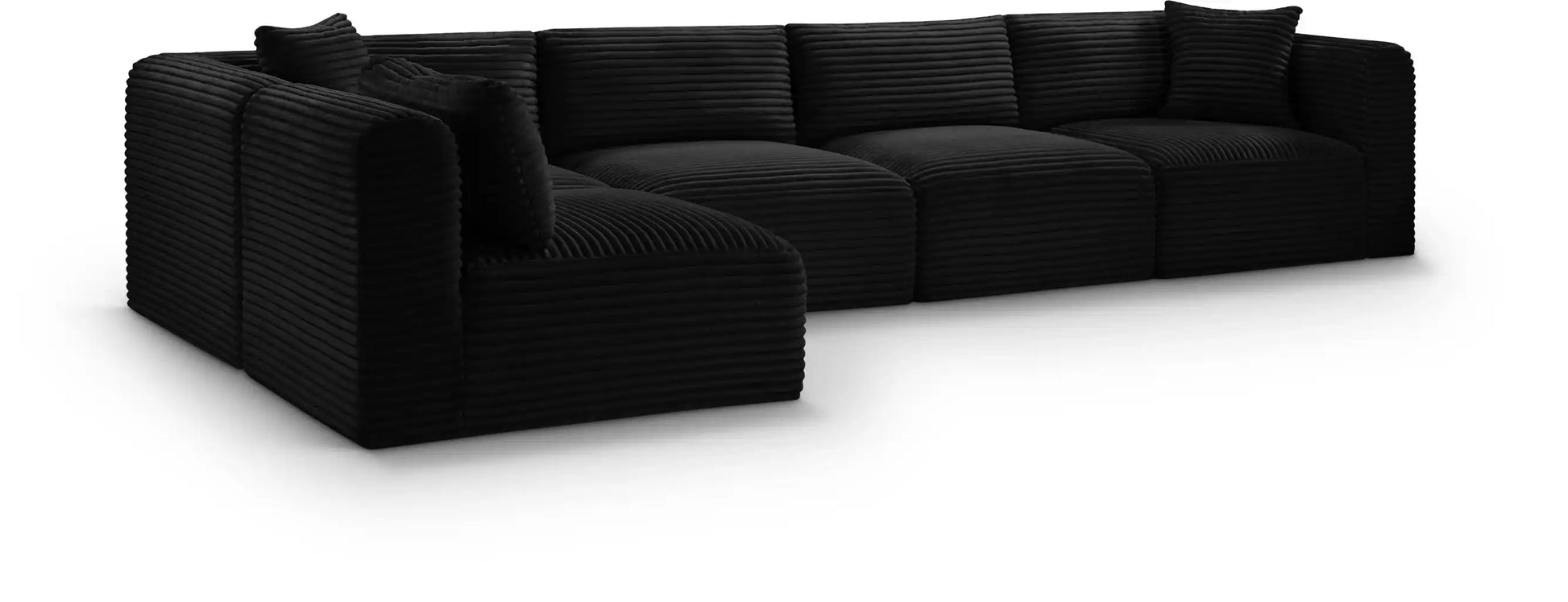 Shaggy - 5 Piece Modular Sectional - Best Buy Furniture