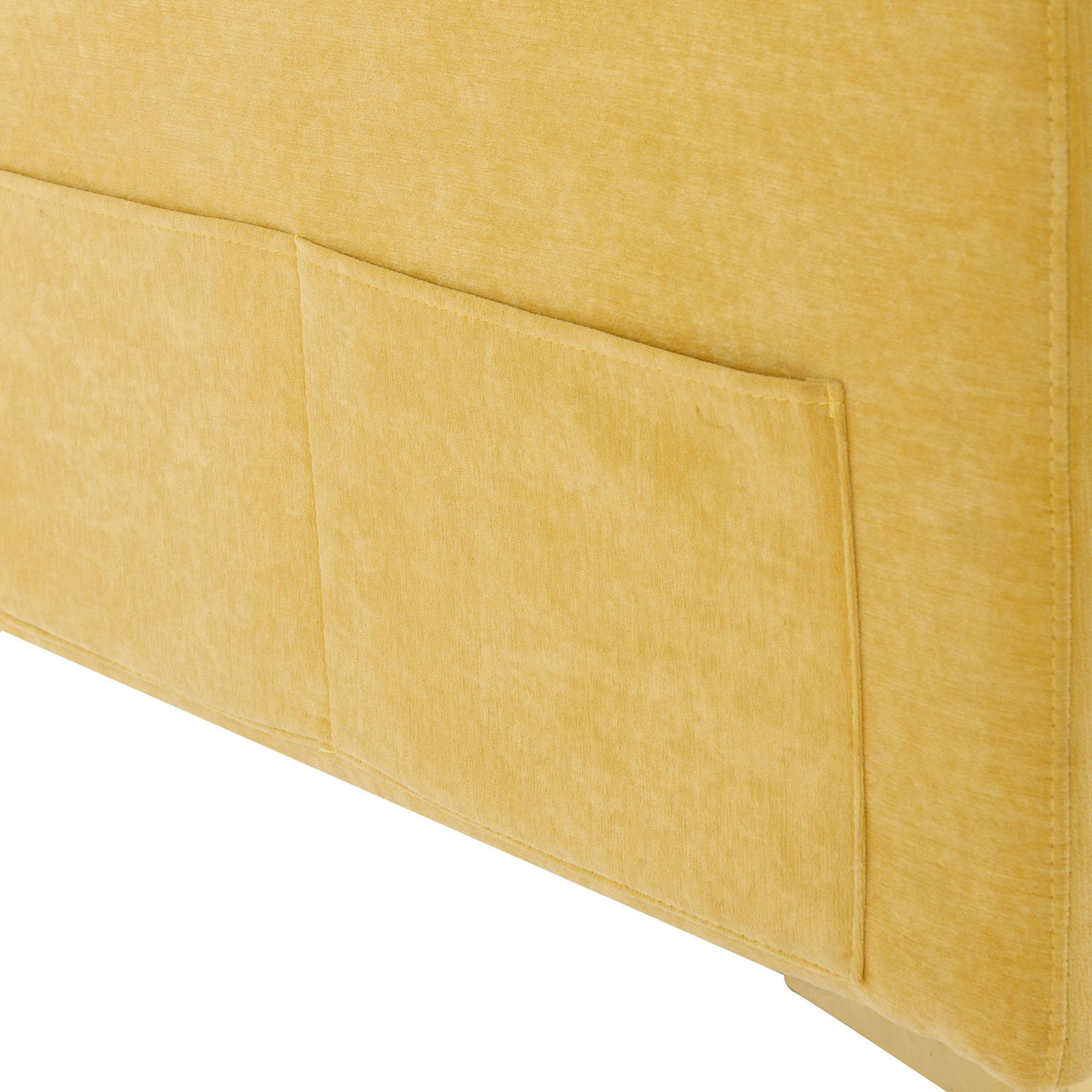 Modern L - Shape Convertible Sectional Sofa With Movable Ottoman - Best Buy Furniture