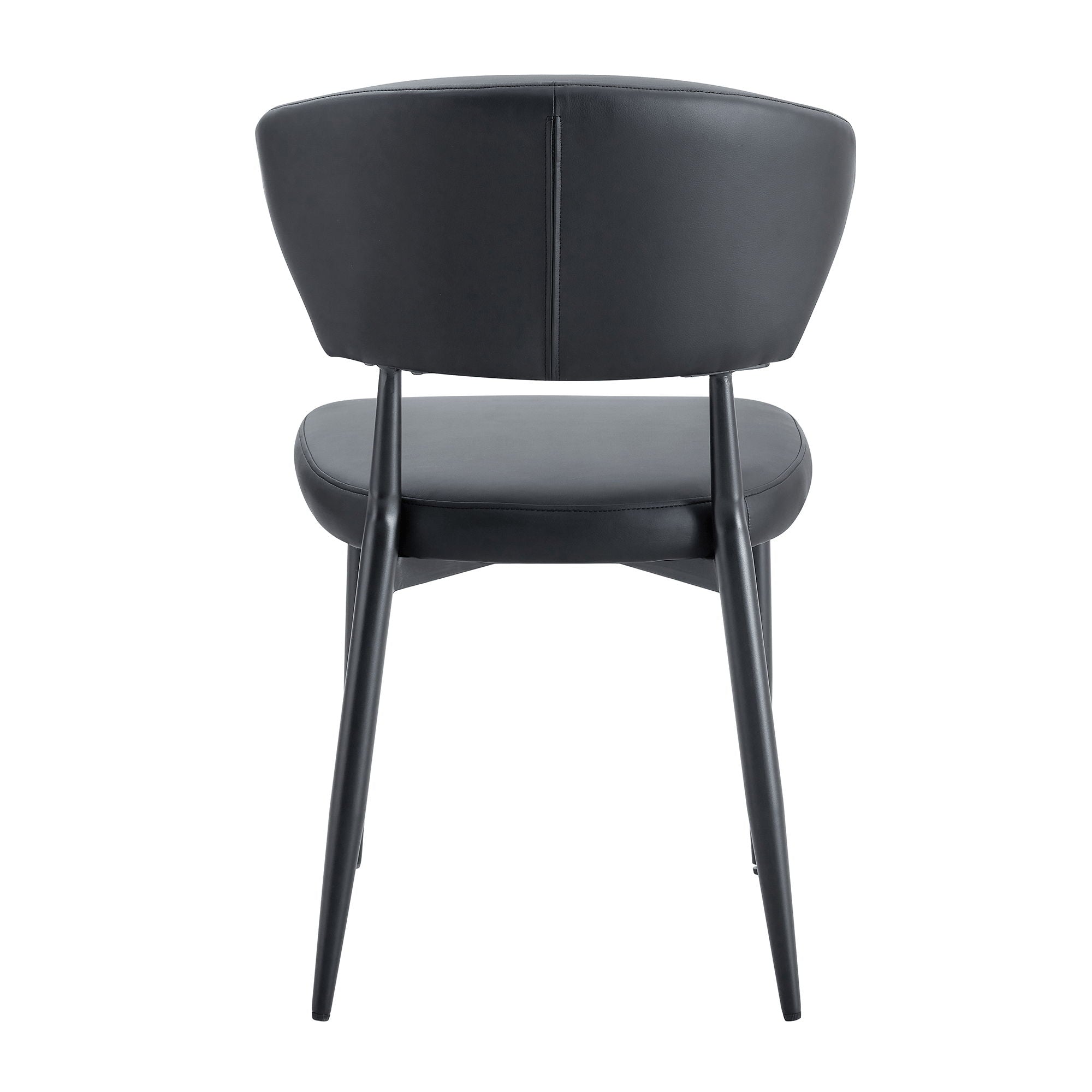 Minimalist Ergonomic Dining Chair With Curved Backres (Set of 4) - Best Buy Furniture