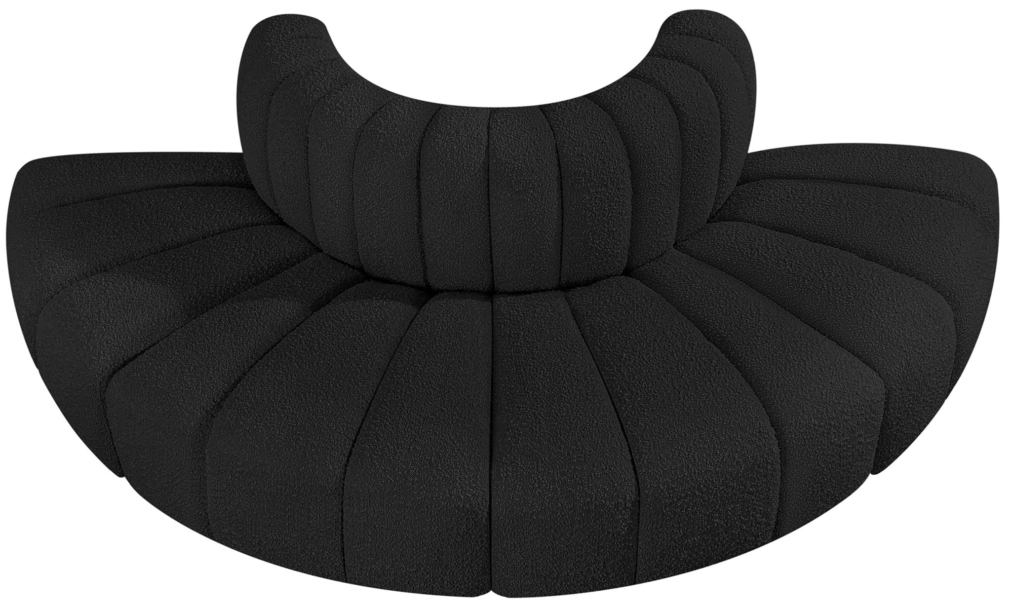 Arc - Boucle Fabric 4 Piece Modular Sofa - Best Buy Furniture