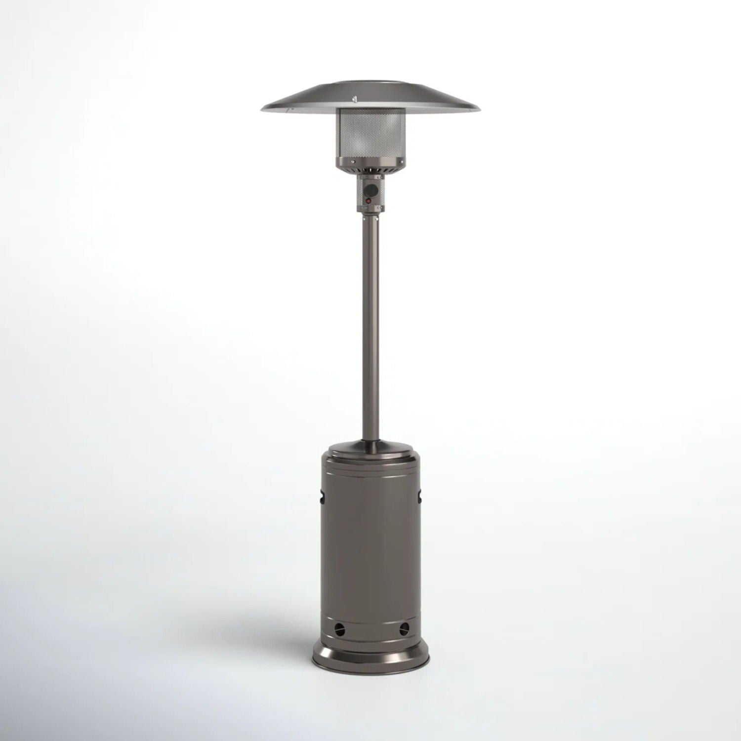 46000 Btu Propane Patio Heater - Steel Gray - Best Buy Furniture