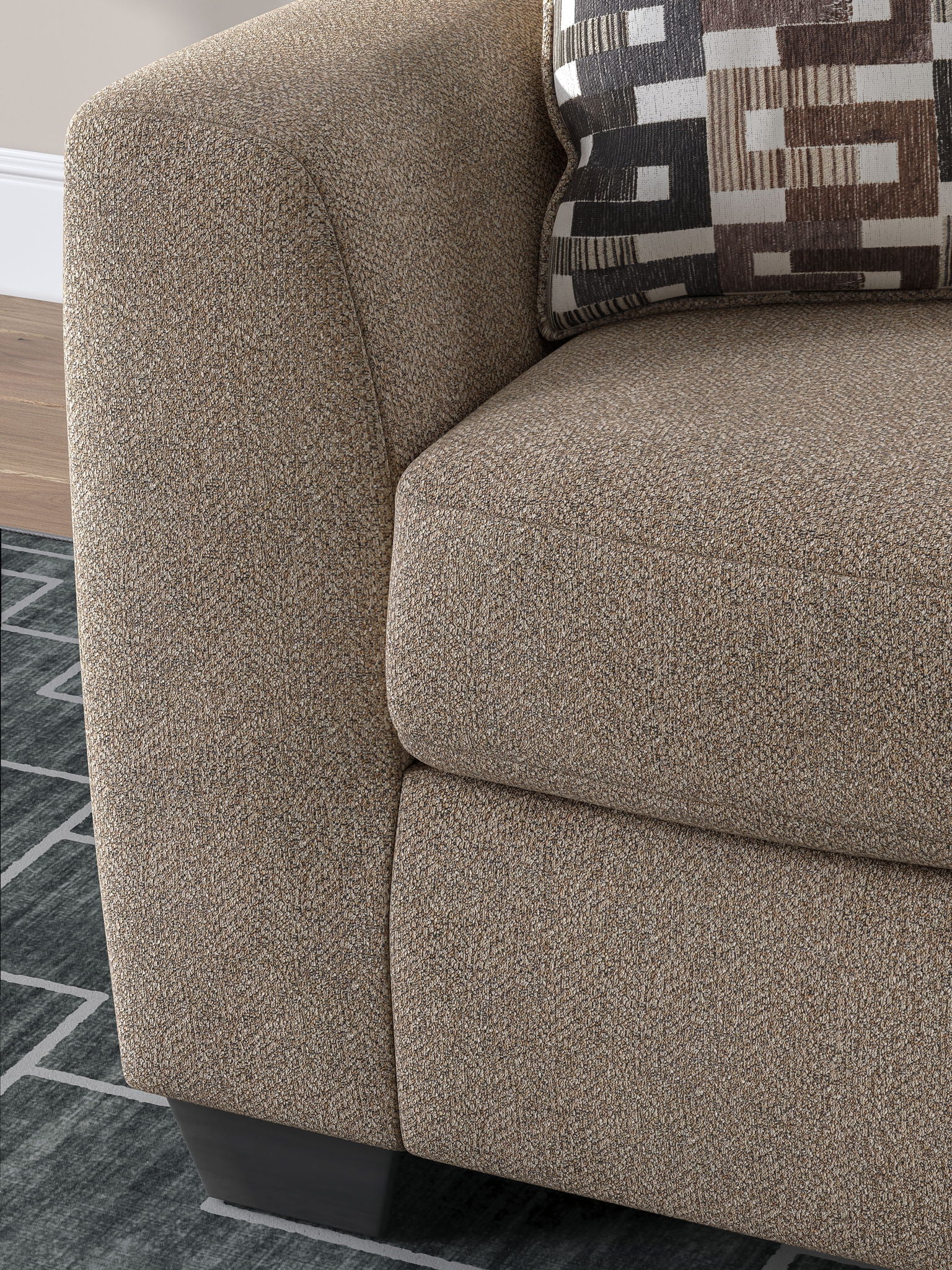 Triston-Peaks - Chair And A Half - Suede - Best Buy Furniture