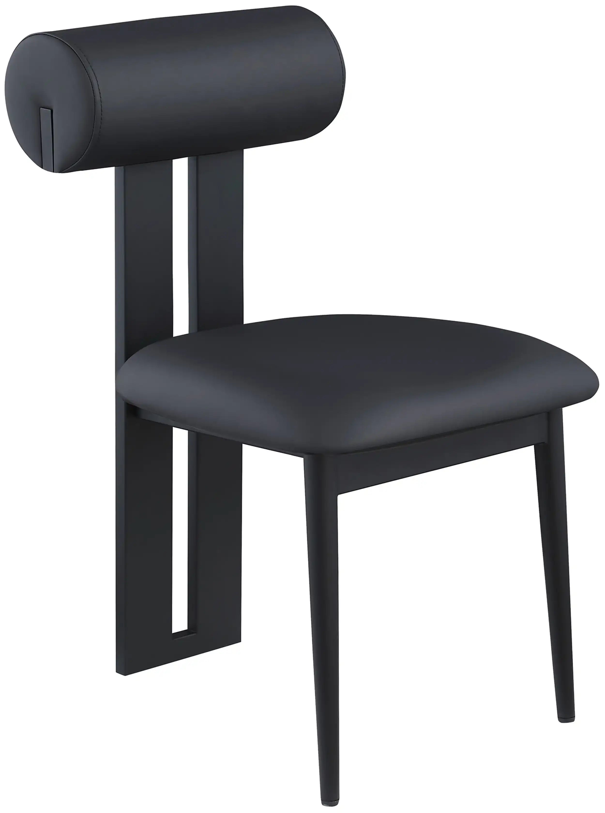 Dario - Faux Leather Dining Chair With Black Frame (Set of 2) - Best Buy Furniture