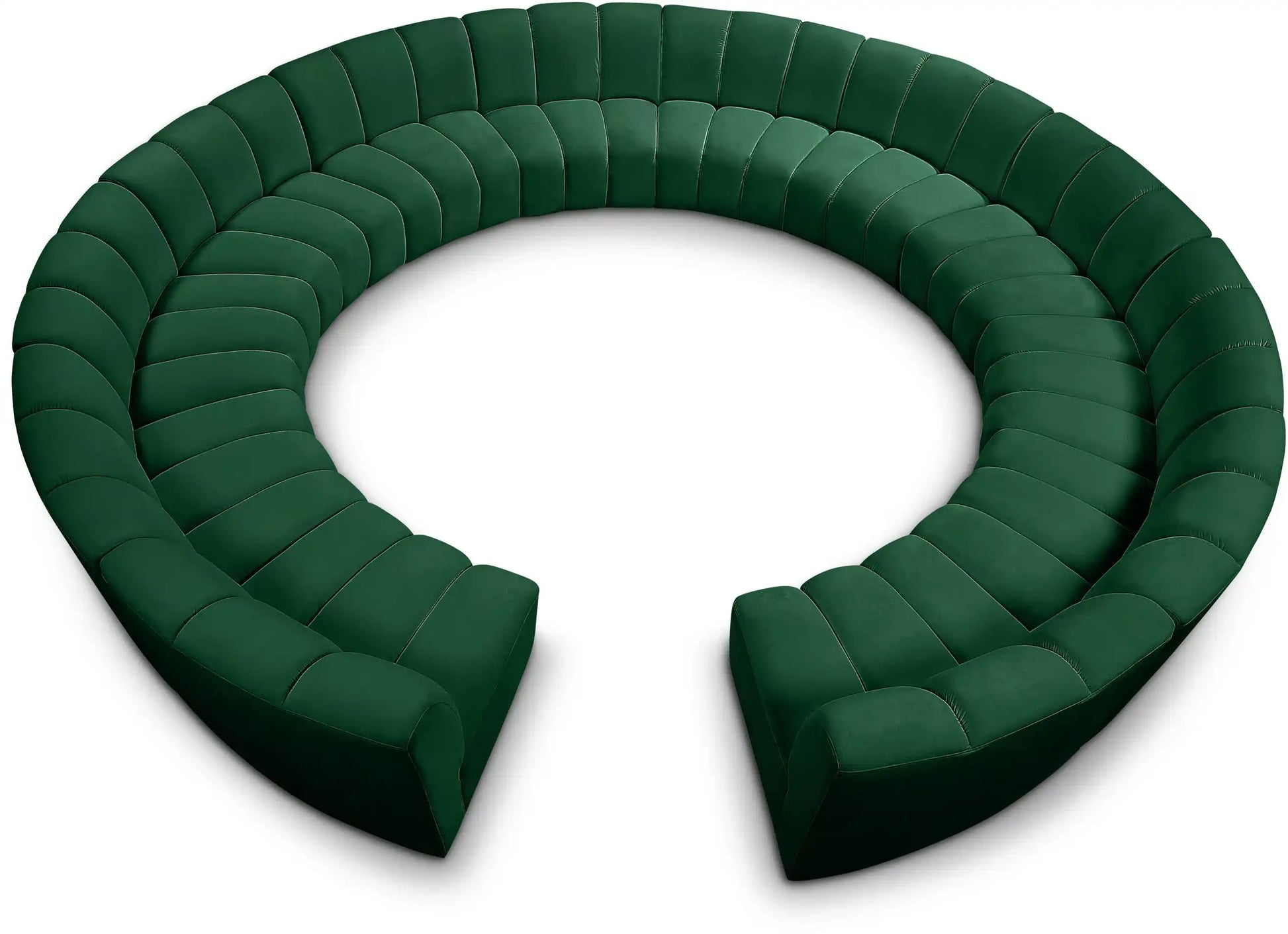 Infinity - 12 Piece Velvet Modular Sectional - Best Buy Furniture