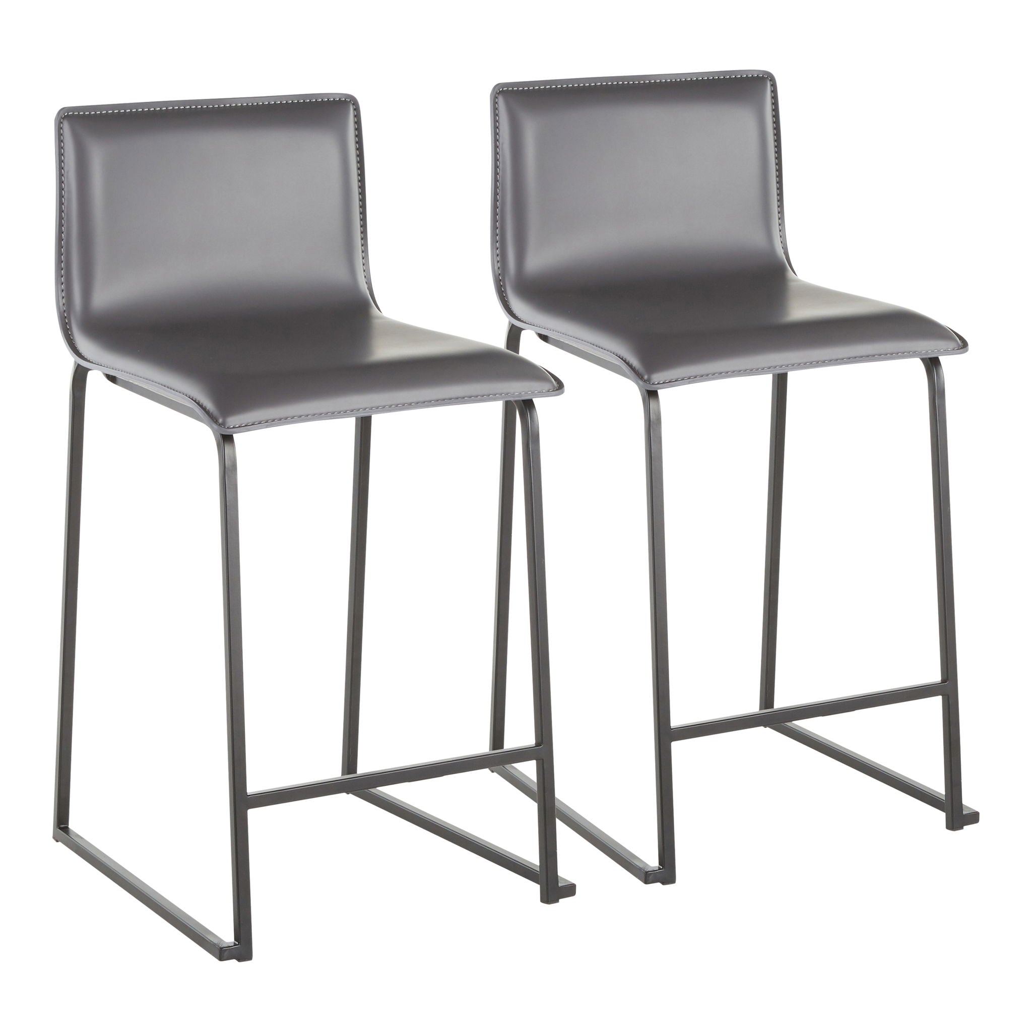 Mara - Upholstered Contemporary Counter Stool (Set of 2) - Best Buy Furniture