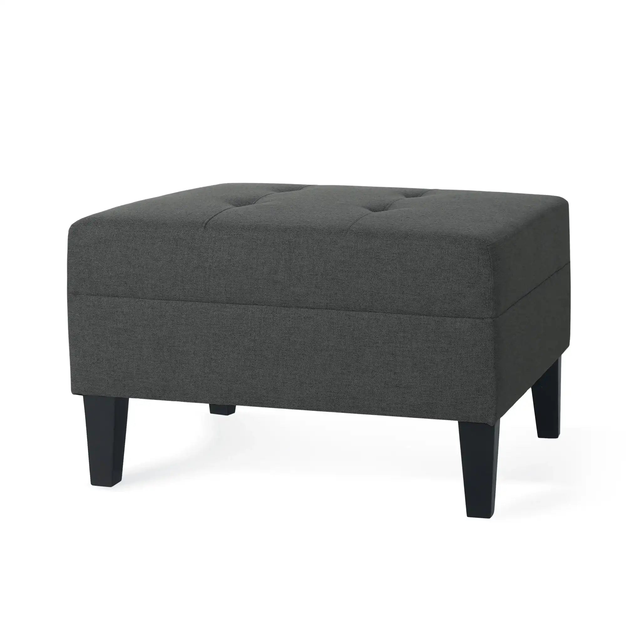 Classic Ottoman With Birch Wood Legs And Fabric Upholstery - Best Buy Furniture