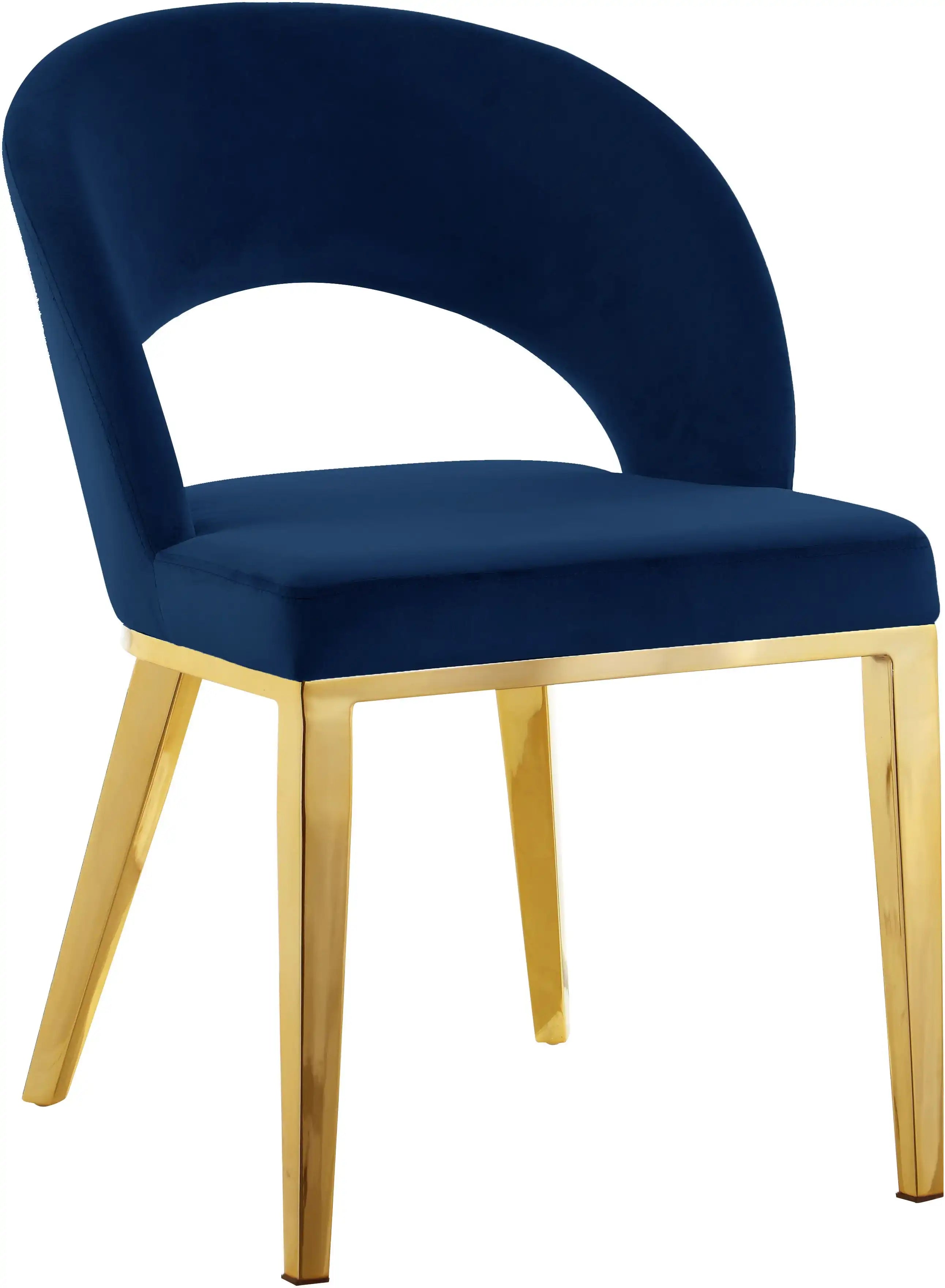 Roberto - Dining Chair with Gold Legs - Best Buy Furniture