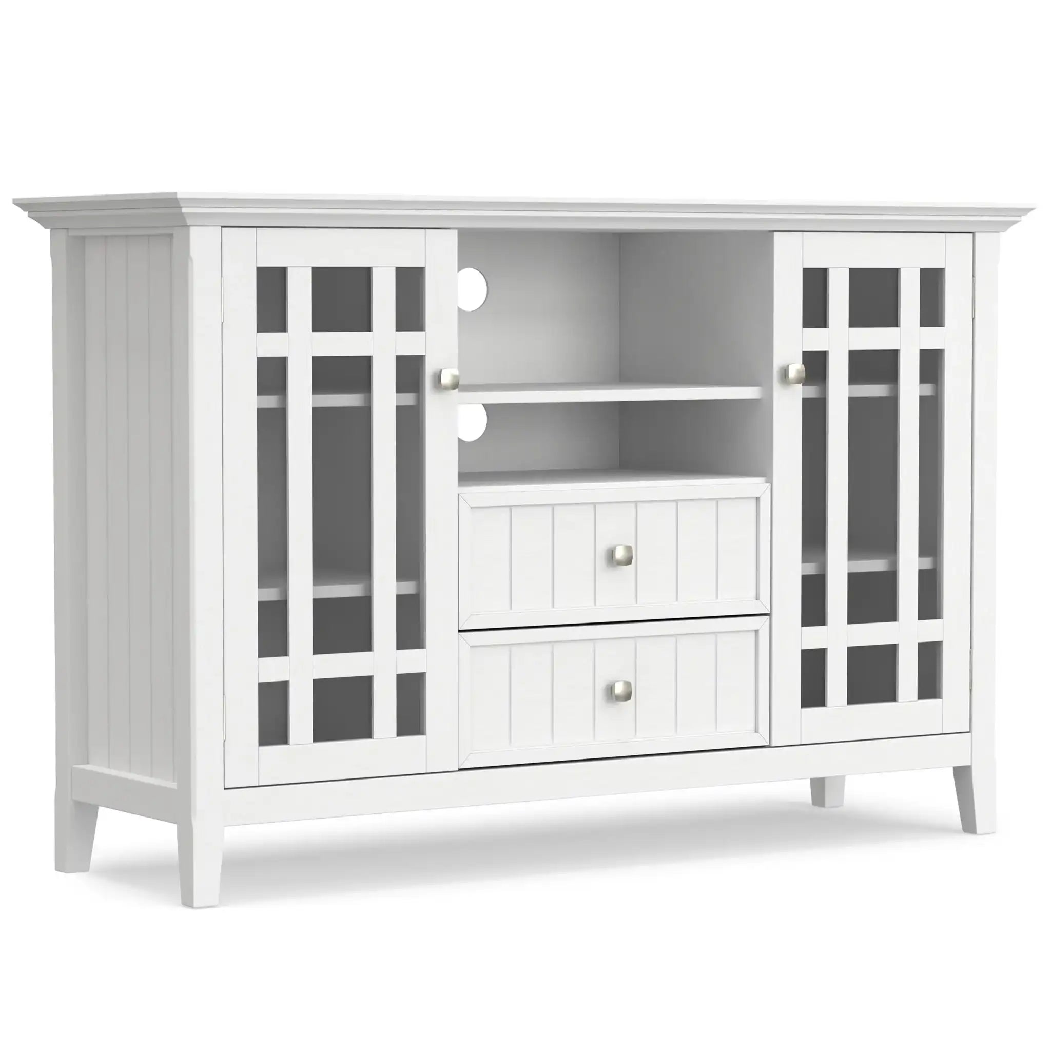 Bedford - Handcrafted Tall TV Media Stand - Best Buy Furniture