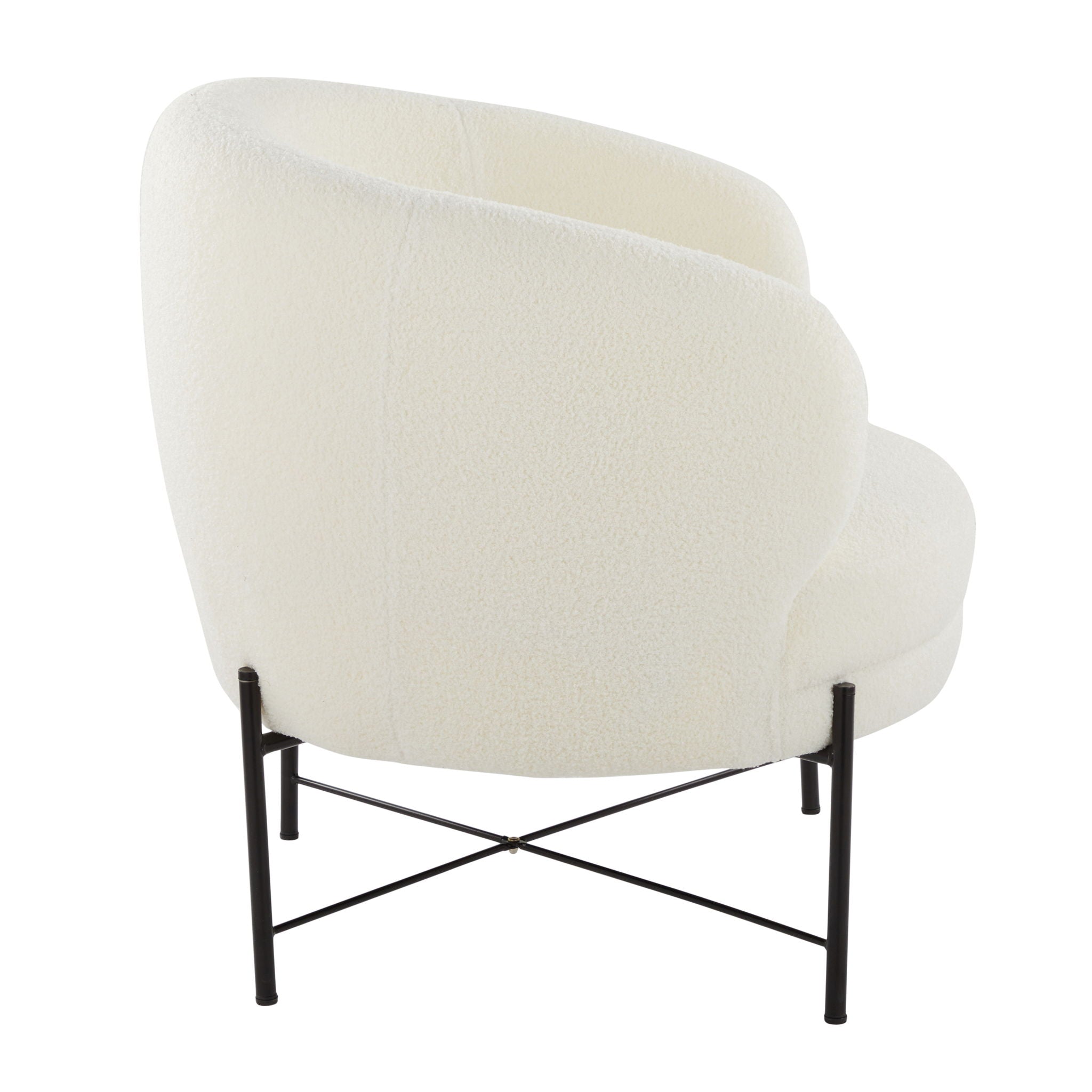 Chloe - Contemporary Chair - Black / White - Best Buy Furniture