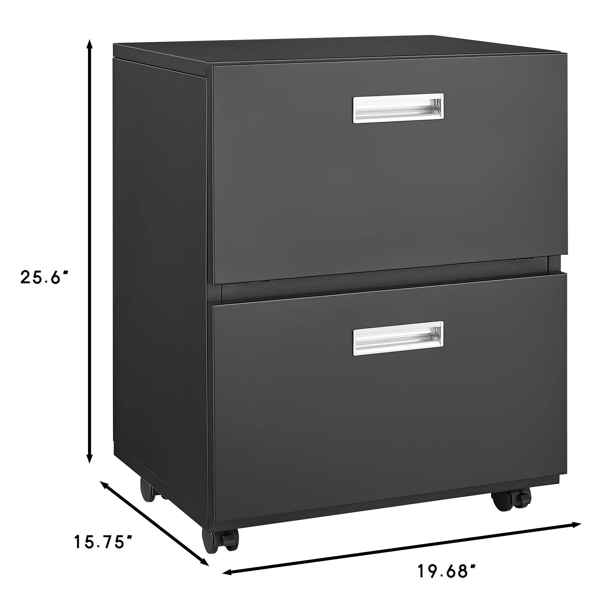 Office Furniture Copier Cabinet 2 Door Steel Copier Stand Mobile Pedestal File Printer Stand - Black - Best Buy Furniture
