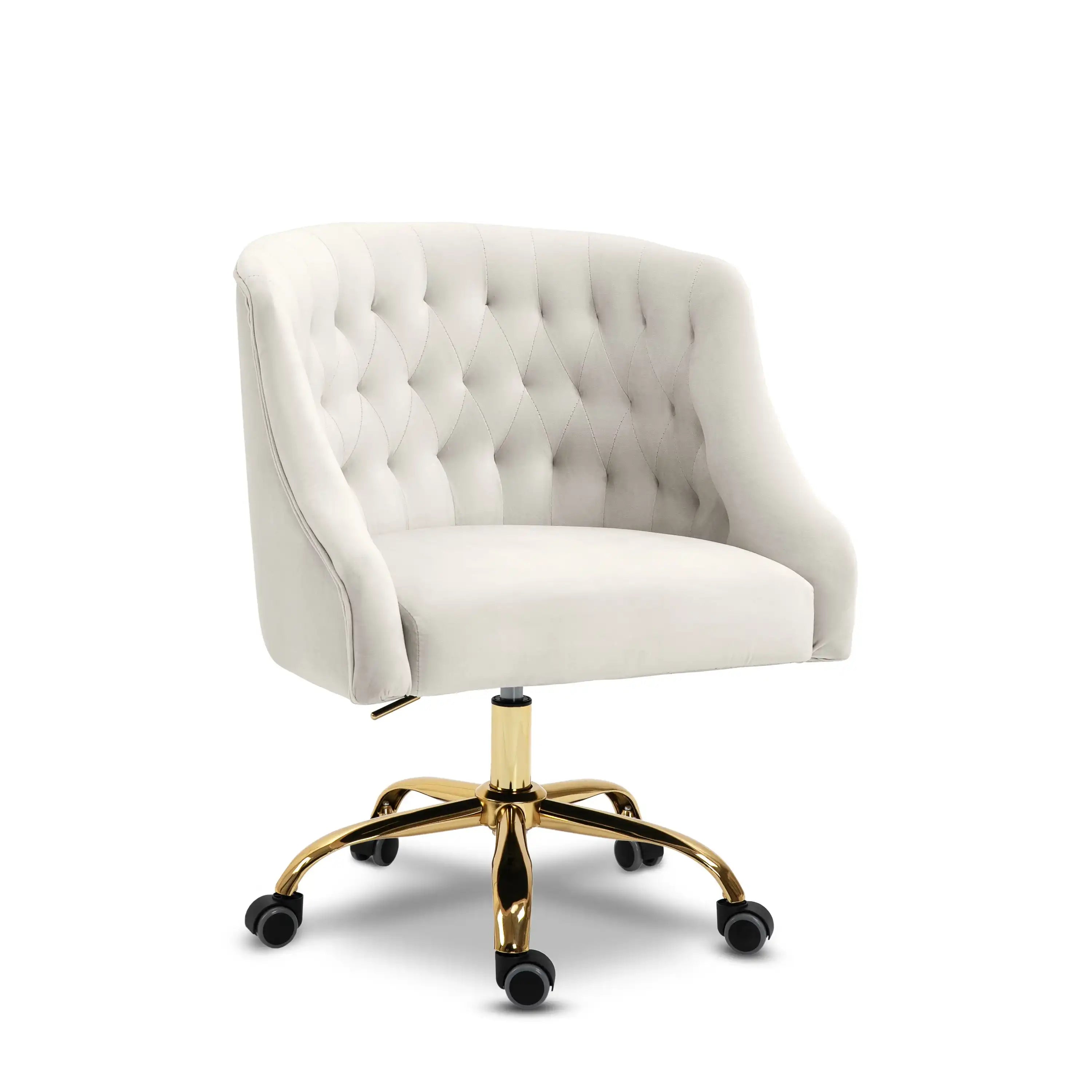 Arden - Office Chair with Gold Legs - Best Buy Furniture
